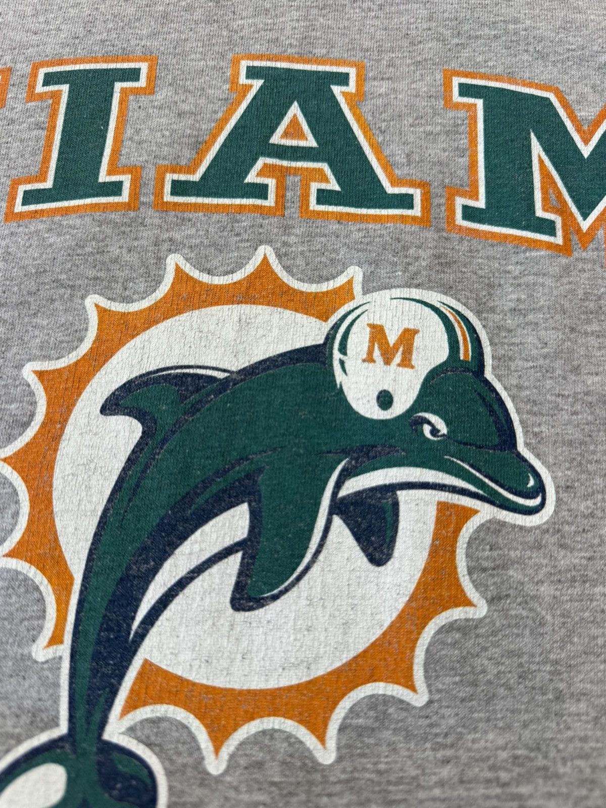 NFL Vintage 90s Starter Miami Dolphins Large Made In USA TShirt Size US L / EU 52-54 / 3 - 11 Thumbnail