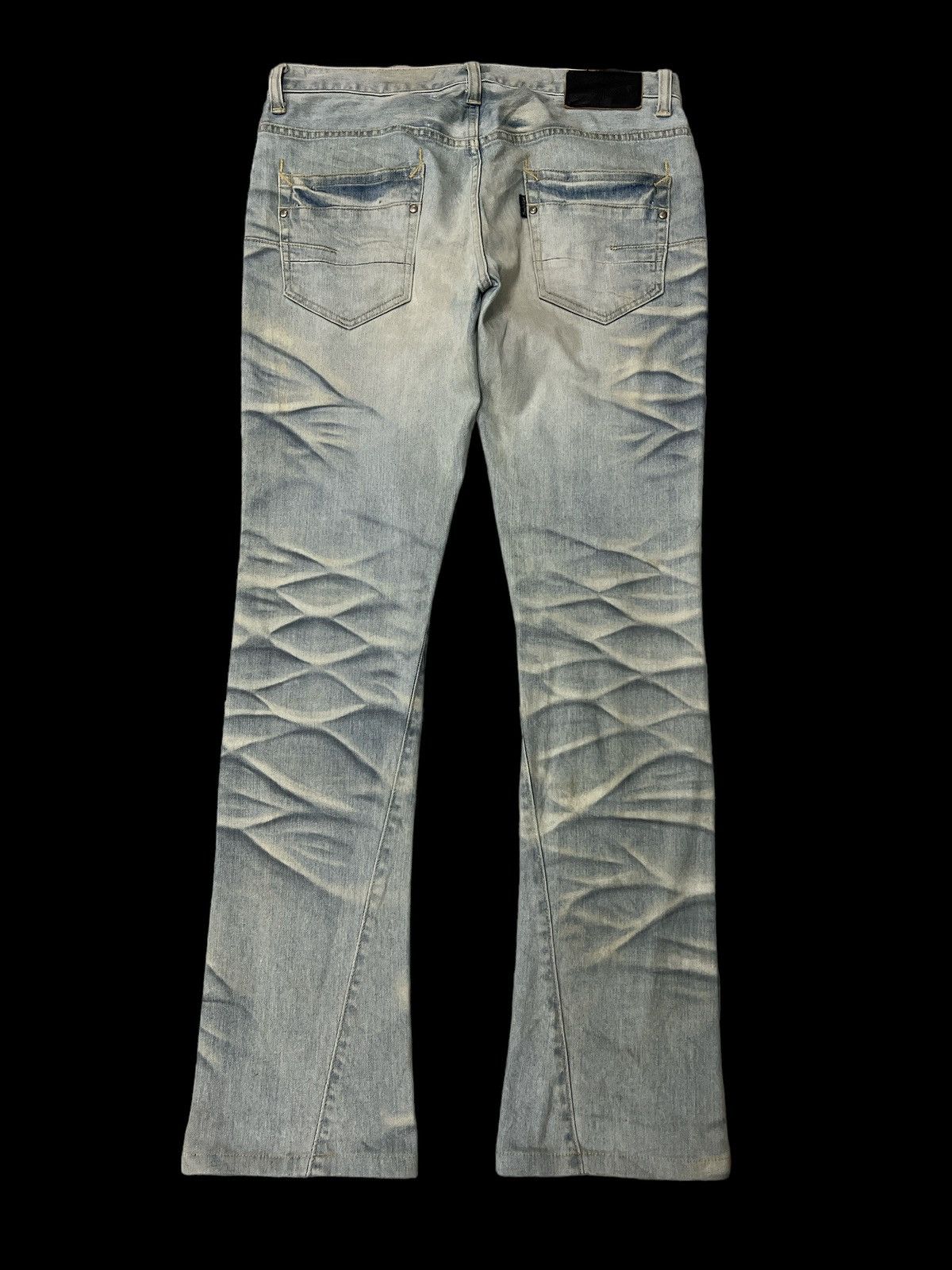 If Six Was Nine × Japanese Brand FLARED💥TORNADO MART DISTRESSED DENIM PANT Size US 34 / EU 50 - 7 Thumbnail