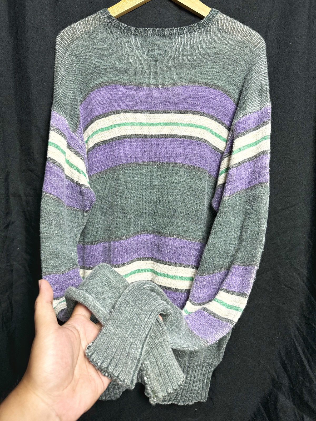 Japanese Brand × Polo Ralph Lauren × RRL Ralph Lauren RRL Polo by Ralph Lauren Knit Sweater Vintage Size US L / EU 52-54 / 3 - 3 Thumbnail