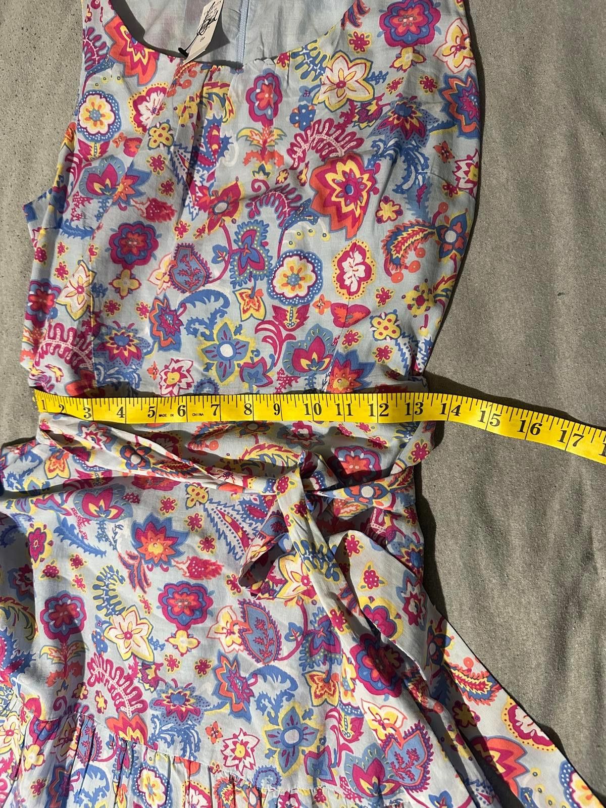 Designer Talbots Floral Maxi Dress - Size 8p Size ONE SIZE - 9 Thumbnail