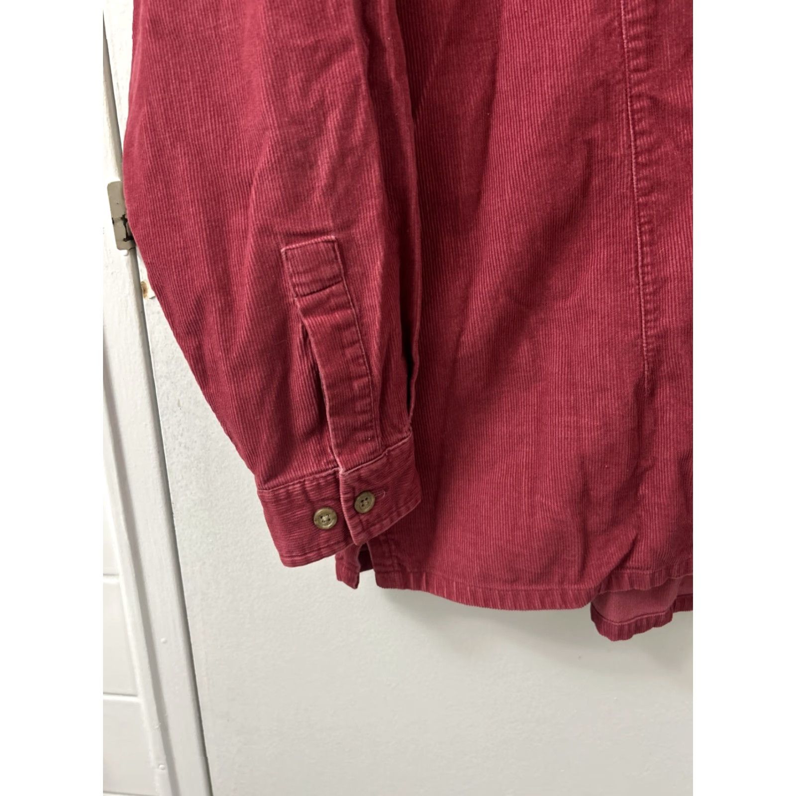 Vintage VINTAGE LL Bean Corduroy Shirt Womens Medium Red Button Down Long Sleeve 90s Womens Size M / US 6-8 / IT 42-44 - 6 Thumbnail