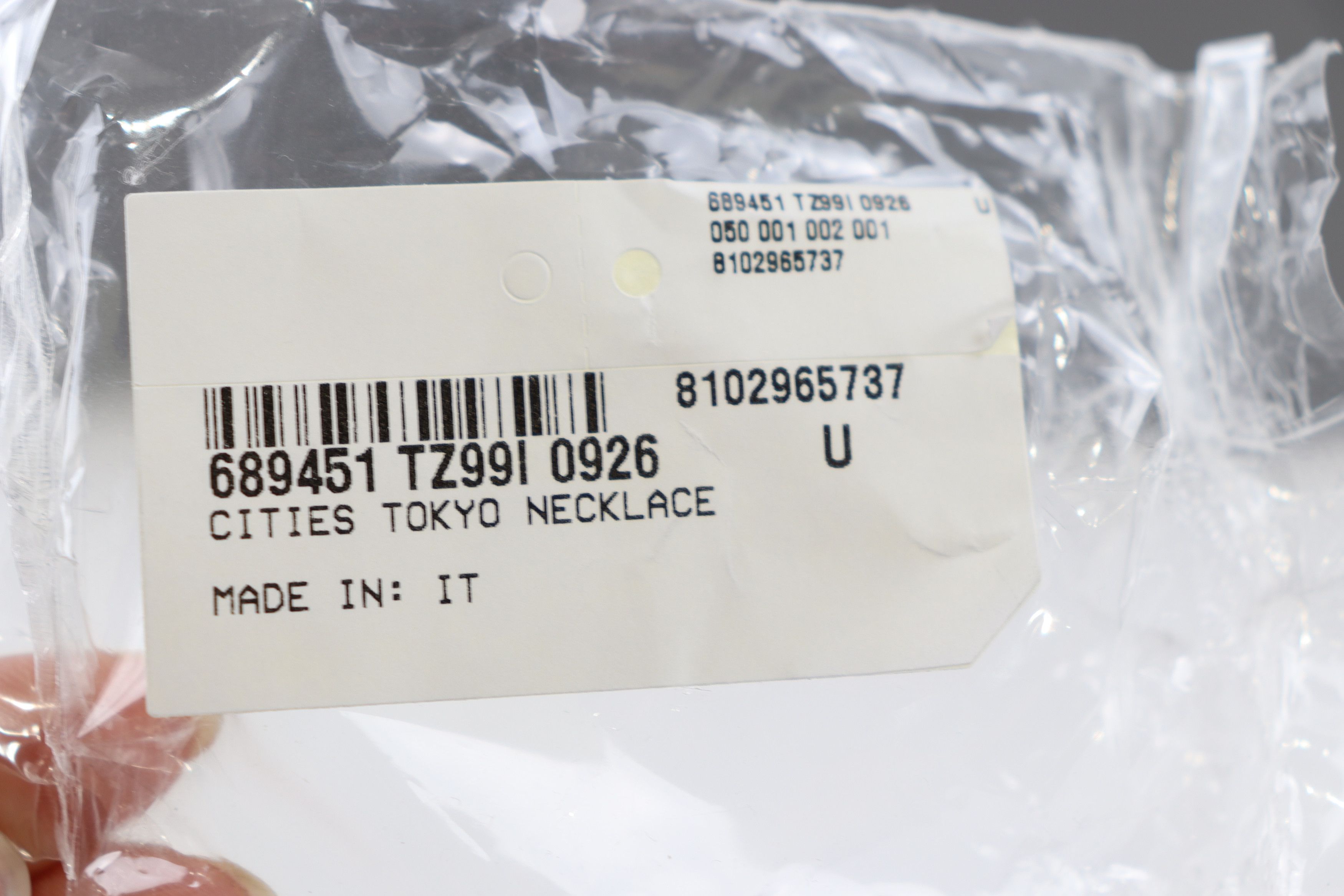 Balenciaga o1rshd1 Q:3 / Size: OS / DUP / Cities Tokyo Necklace Size ONE SIZE - 7 Thumbnail