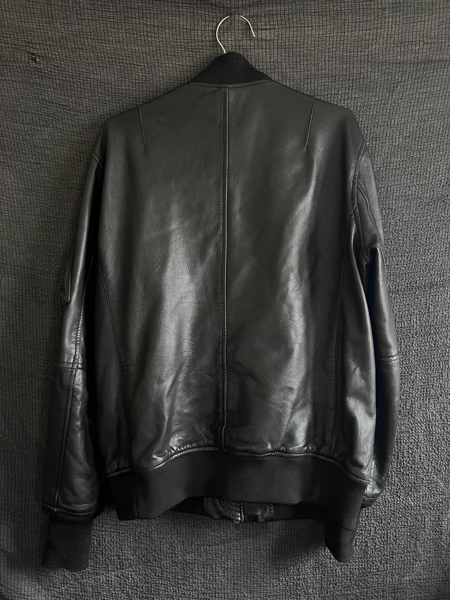 Other CATHY JANE Rick Owens Style Black Leather Jacket Size US M / EU 48-50 / 2 - 2 Thumbnail