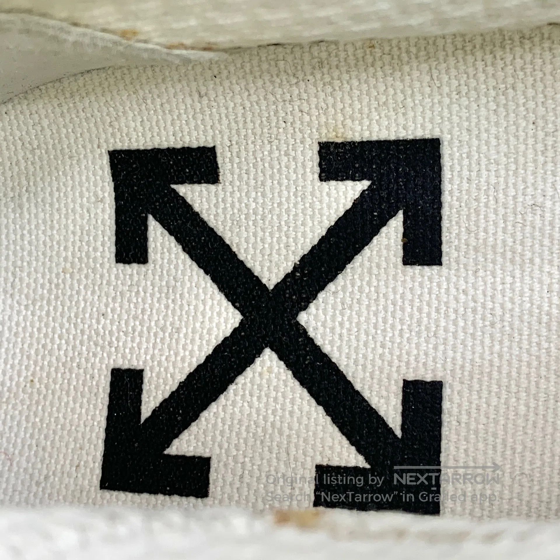 Off-White Off-White Brown Arrow Velcro High Top Laced Sneakers| Size US 5.5 / IT 35.5 - 7 Thumbnail