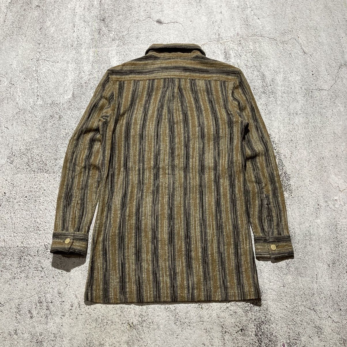 Japanese Brand 🇯🇵 Vintage Katharine Hamnett London Texture Shirt Luxury Size US M / EU 48-50 / 2 - 12 Thumbnail