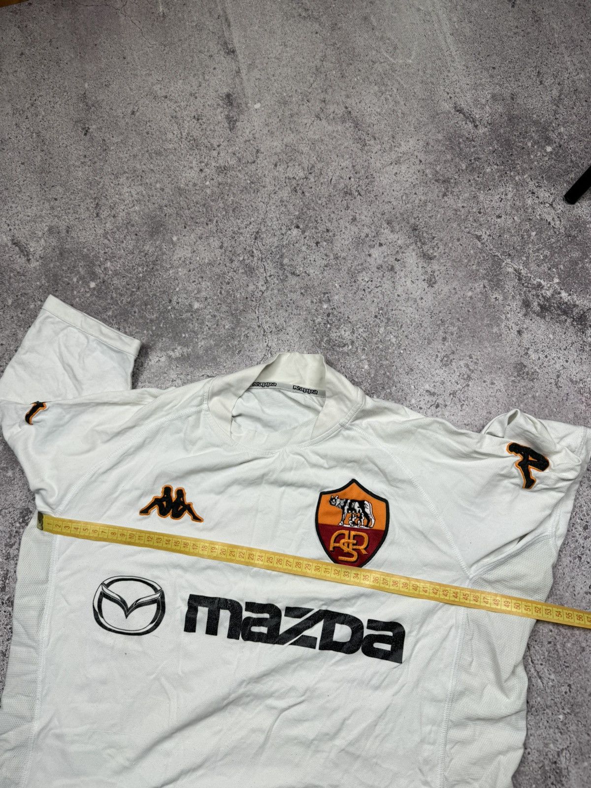 Kappa VERY RARE KAPPA AS ROMA ITALY SOCCER JERSEY RETRO Y2K 00s Size US L / EU 52-54 / 3 - 9 Thumbnail