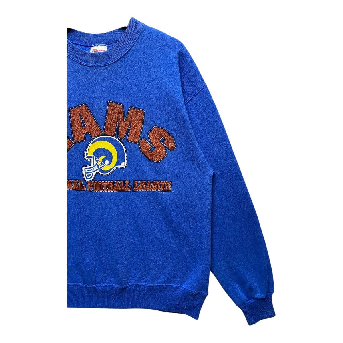 NFL × Vintage Vintage NFL Sweatshirt RAMS Pullover Crewneck Size L Size US L / EU 52-54 / 3 - 4 Thumbnail