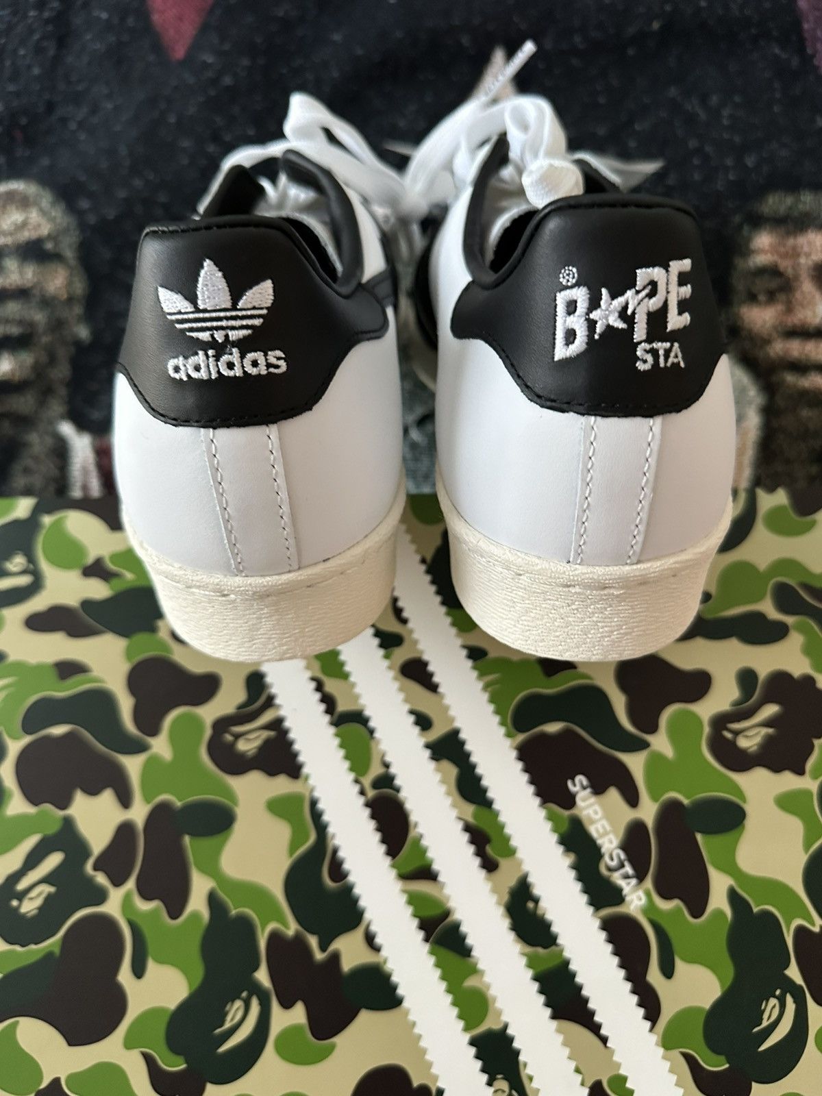Adidas × Bape Bape x Adidas Superstar 80s Size US 11 / EU 44 - 5 Thumbnail
