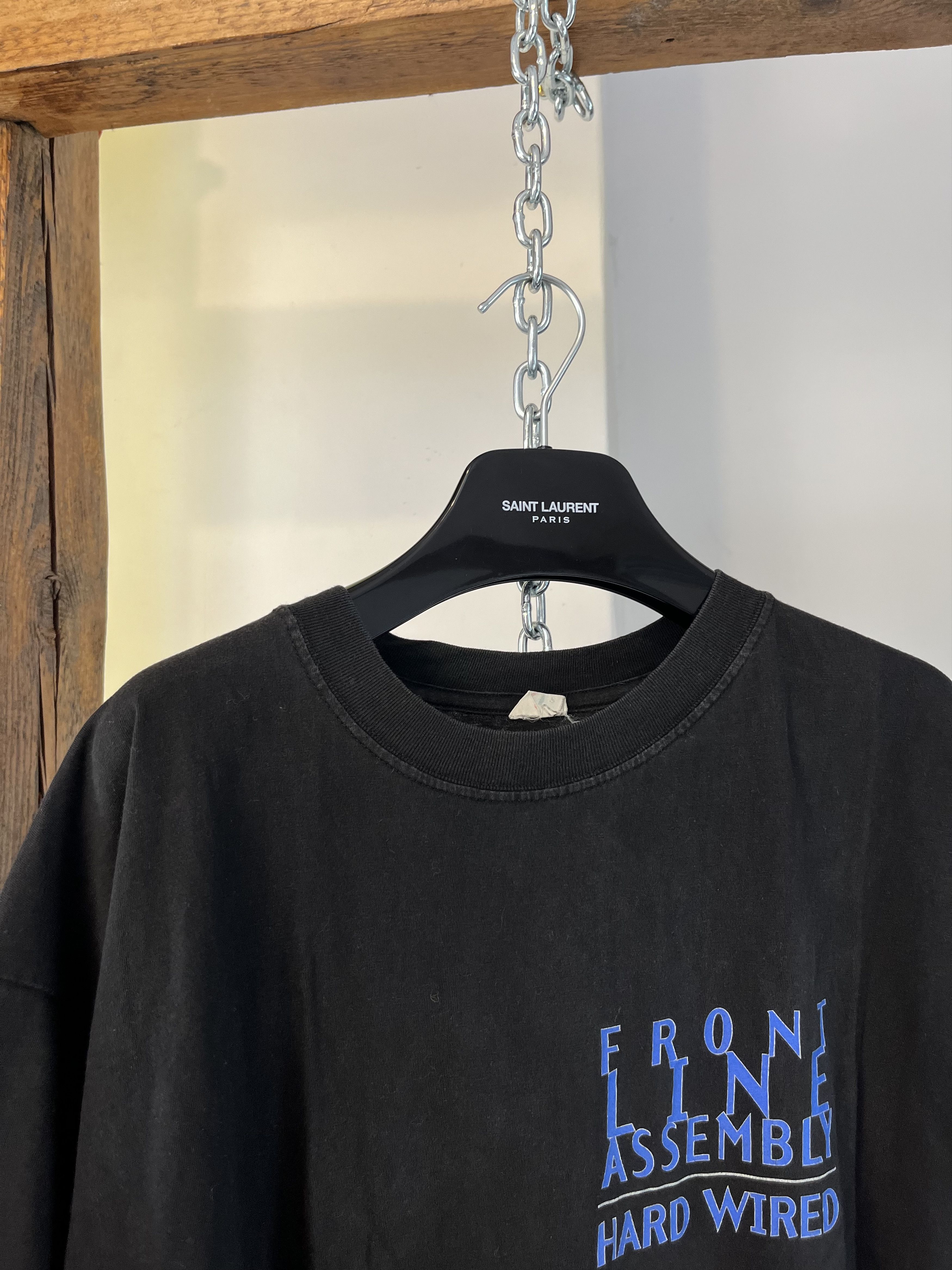 Band Tees × Vintage 1995 Frontline Assembly "Hard Wired" Album Promo Tee Size US XL / EU 56 / 4 - 3 Thumbnail