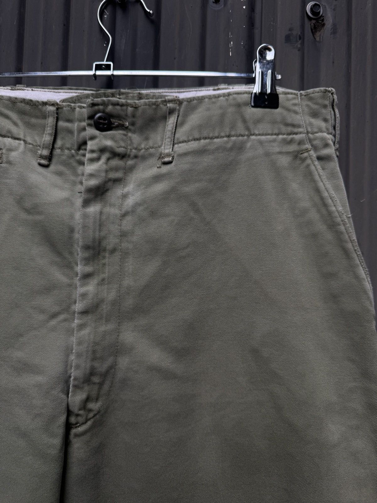 Vintage Vintage 32 American Chinos — Faded Khaki Green Size US 32 / EU 48 - 7 Thumbnail