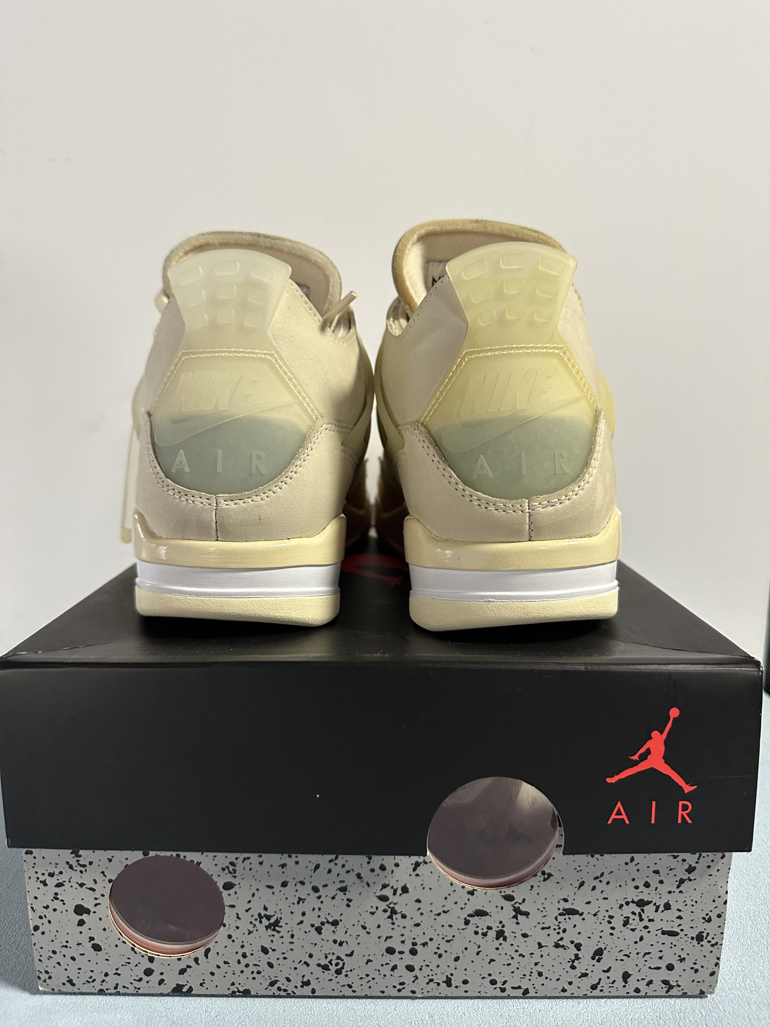 Jordan Brand × Off-White Off-White x Wmns Air Jordan 4 Retro SP 'Sail' Size US 8 / IT 38 - 4 Thumbnail