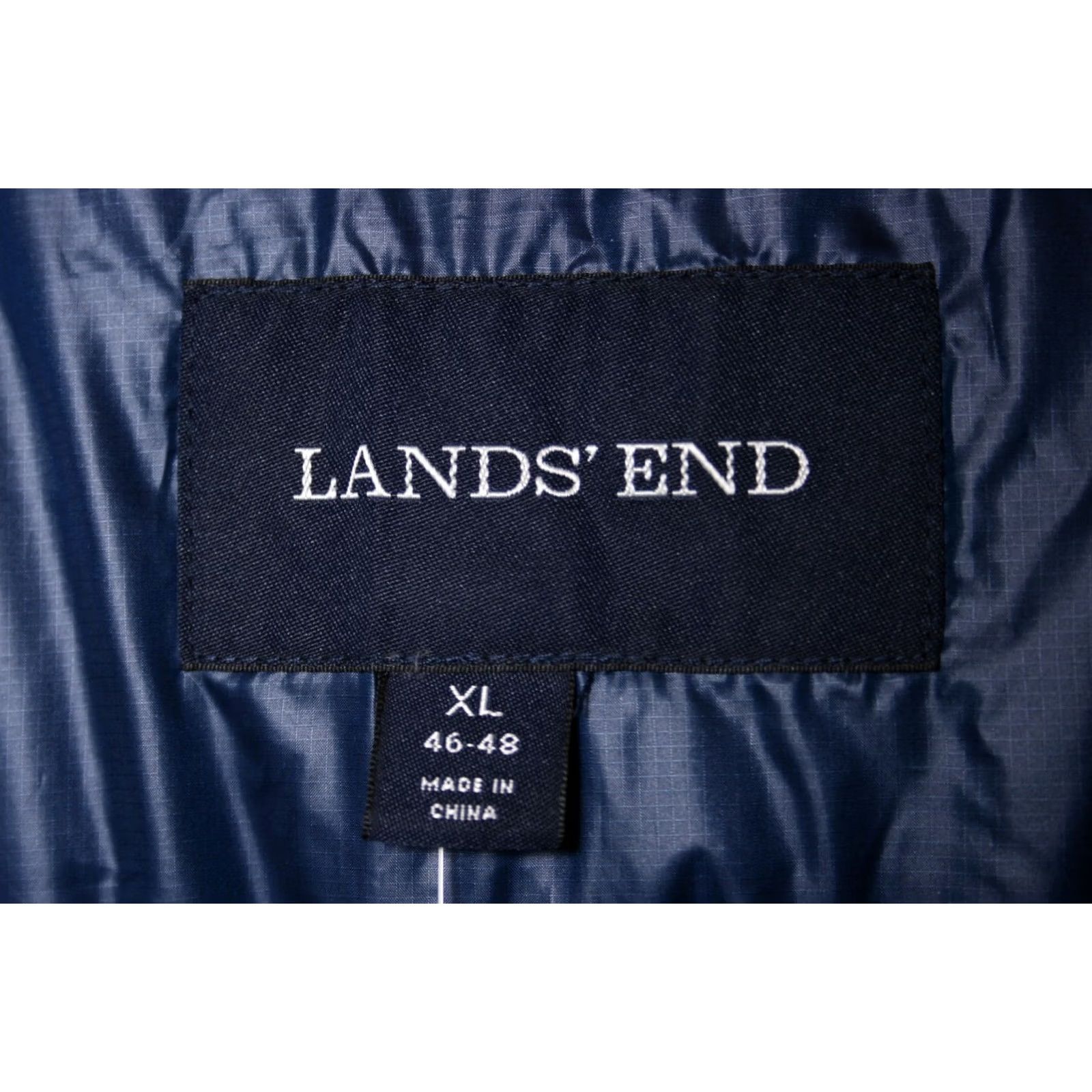 Lands' End Lands' End Navy Blue 600 Fill Premium Down Insulated Puffer Vest Men's XL Sz XL LANDS' END Size US XL / EU 56 / 4 - 5 Thumbnail