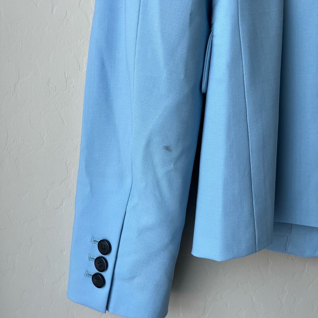 Theory Theory Blazer Light Blue Button Down Carissa Classic Suit Ja Size XS / US 0-2 / IT 36-38 - 7 Thumbnail