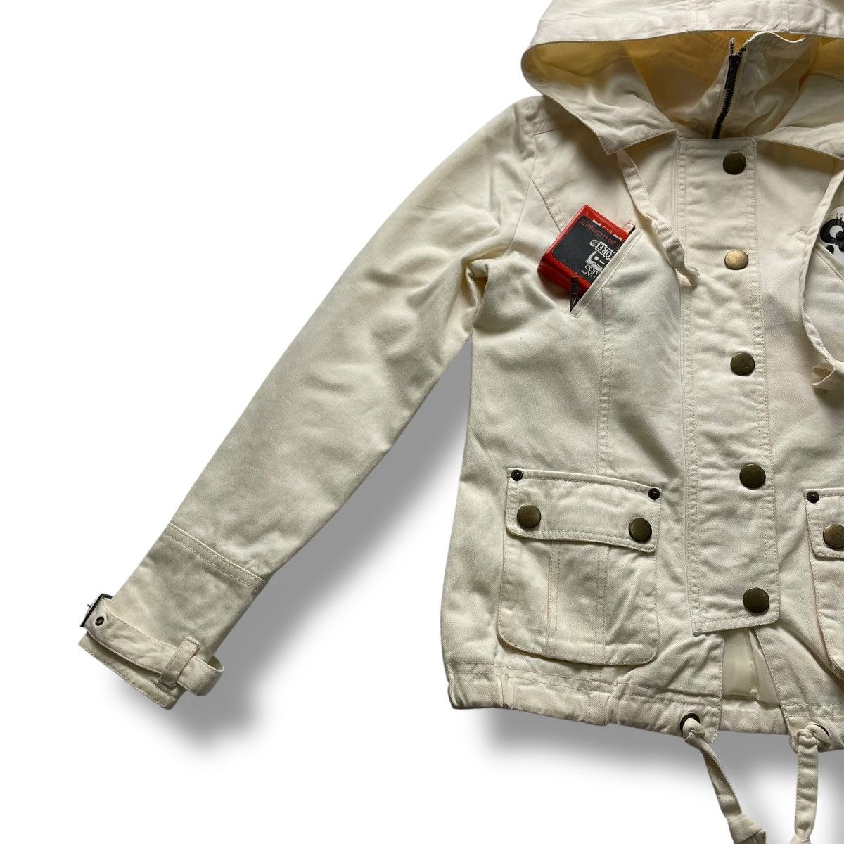 Le Grande Bleu (L.G.B.) 🇯🇵 LIS LIZA BUTTON UP FULL ZIP MULTIPOCKET PUNK BIKER JACKET Size M / US 6-8 / IT 42-44 - 5 Thumbnail