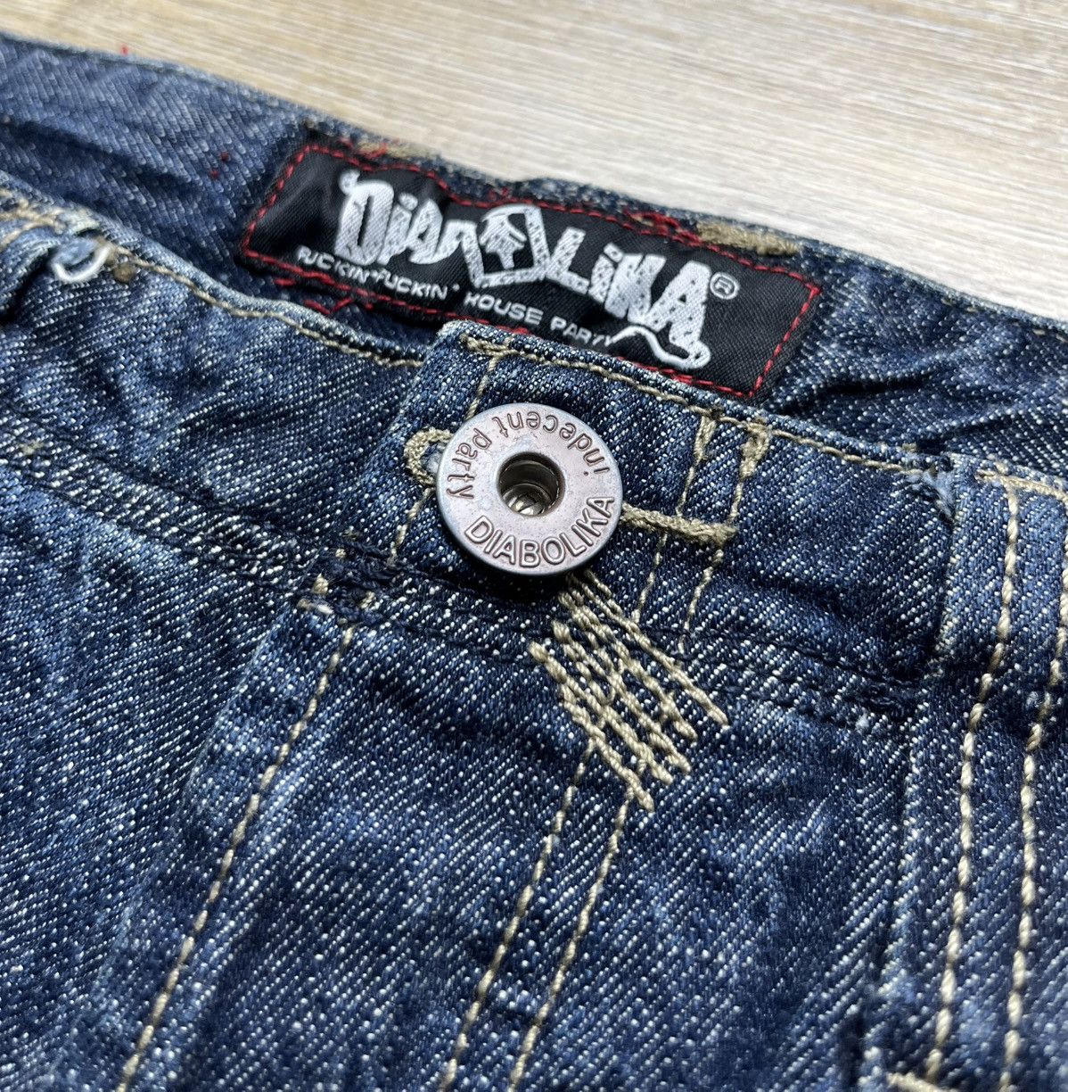 Other IF SIX WAS NINE STYLE DIABOLIKA JAPANESE BONDAGE SHORTS 90S Size US 32 / EU 48 - 11 Thumbnail