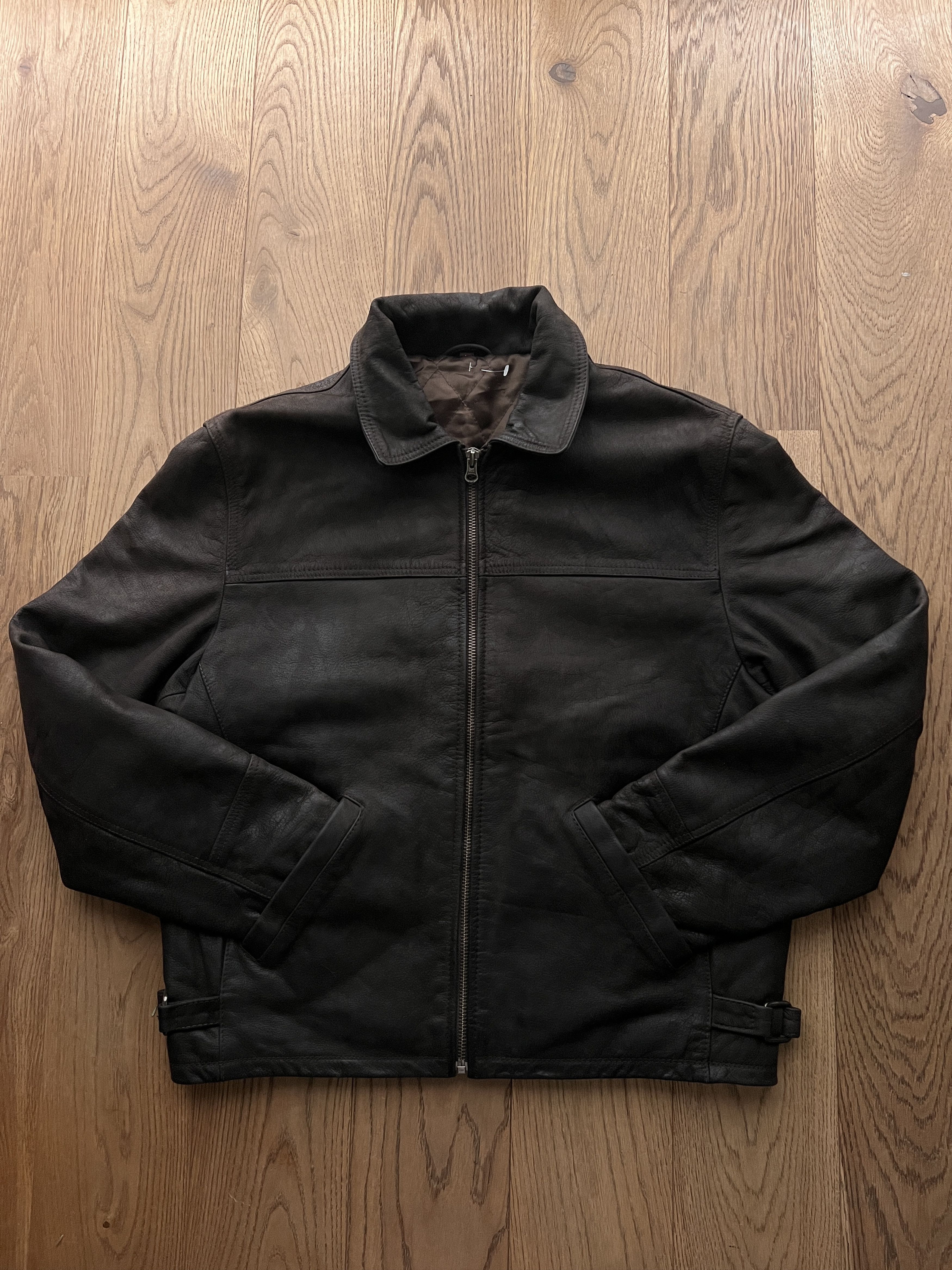 Hysteric Glamour Heavyweight vintage 90s boxy cropped bomber leather jacket L Size US L / EU 52-54 / 3 - 3 Thumbnail