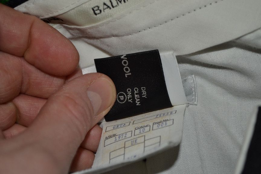 Balmain × Pierre Balmain × Vintage Vintage Balmain Classic Suit Wool Pants W 36 L 32 Size US 36 / EU 52 - 7 Thumbnail
