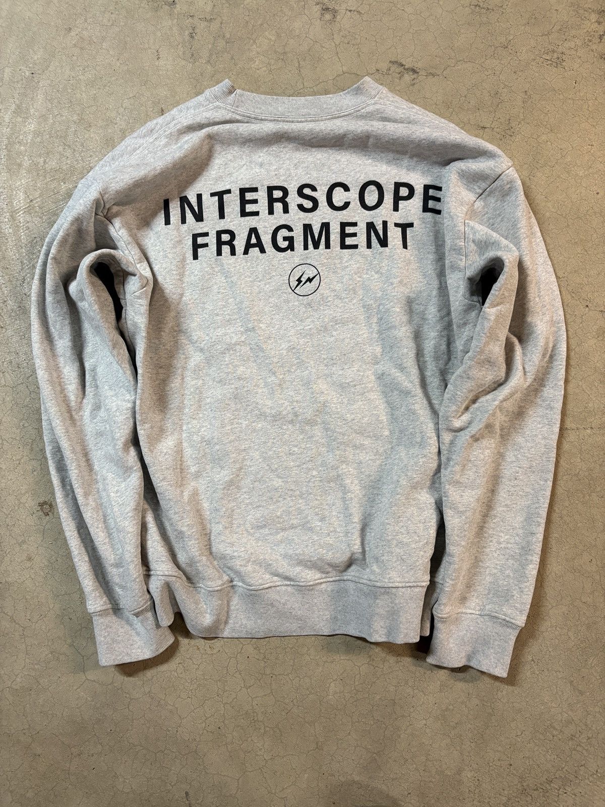 FRAGMT x INTERSCOPE CREWNECK SWEATSHIRT INTER SCOPE × fragment