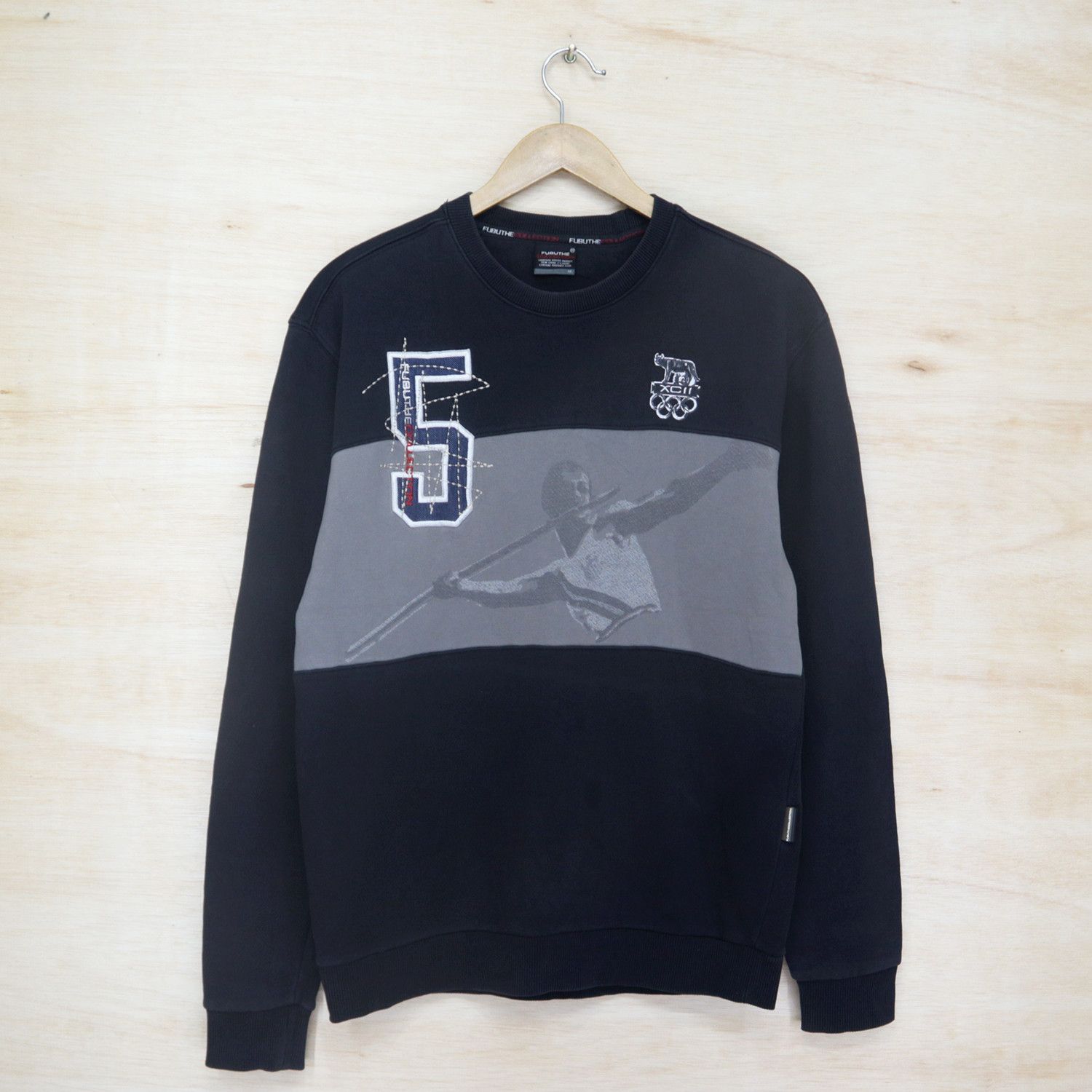 FUBU The Collection Logo Sweater Sweatshirt Pullover Jumper