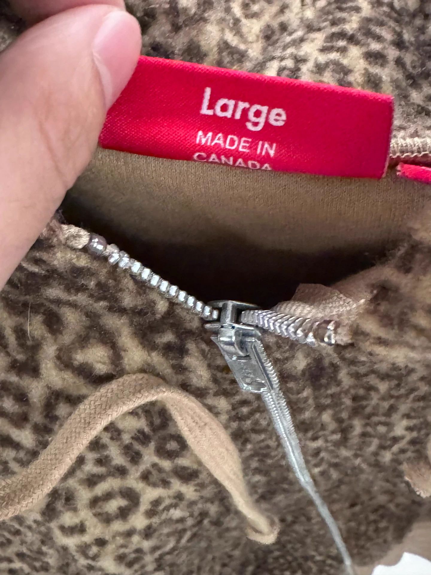 Supreme Supreme 24FW Leopard Pilled Zip-Hoodie L Worn 1-2x Size US L / EU 52-54 / 3 - 4 Thumbnail
