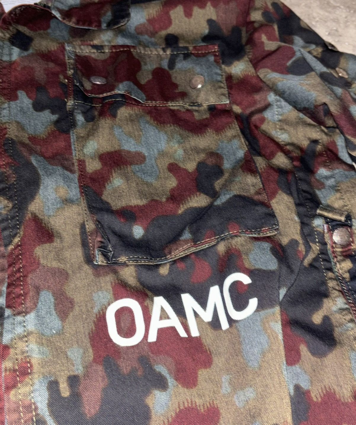 OAMC OAMC S/S 18’ Swiss Camo Open Face Military Jacket Size US L / EU 52-54 / 3 - 2 Thumbnail