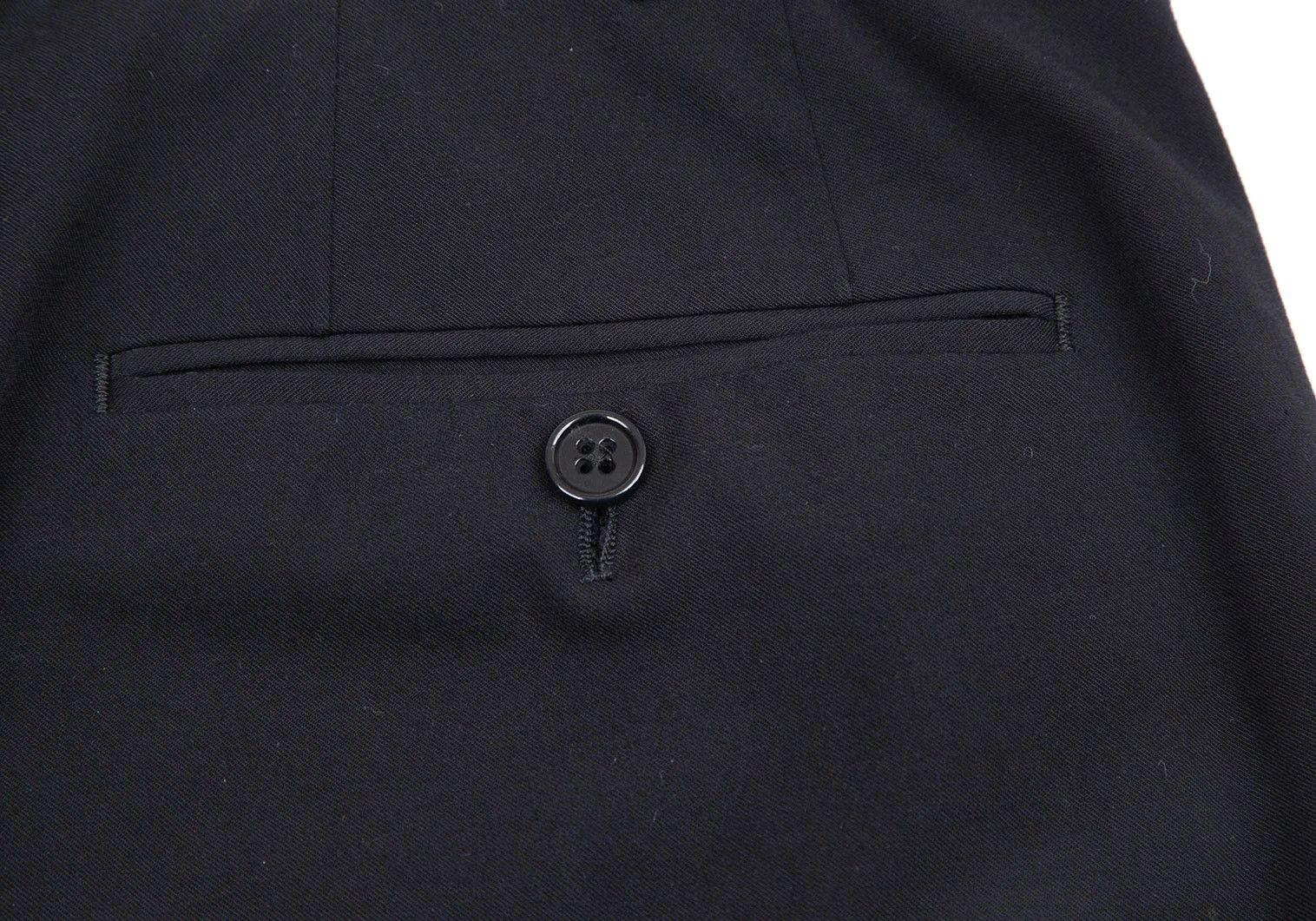Armani Collezioni Dark Navy No-Tuck Pants Size 54R in Good Condition Size US 26 / EU 42 - 10 Thumbnail