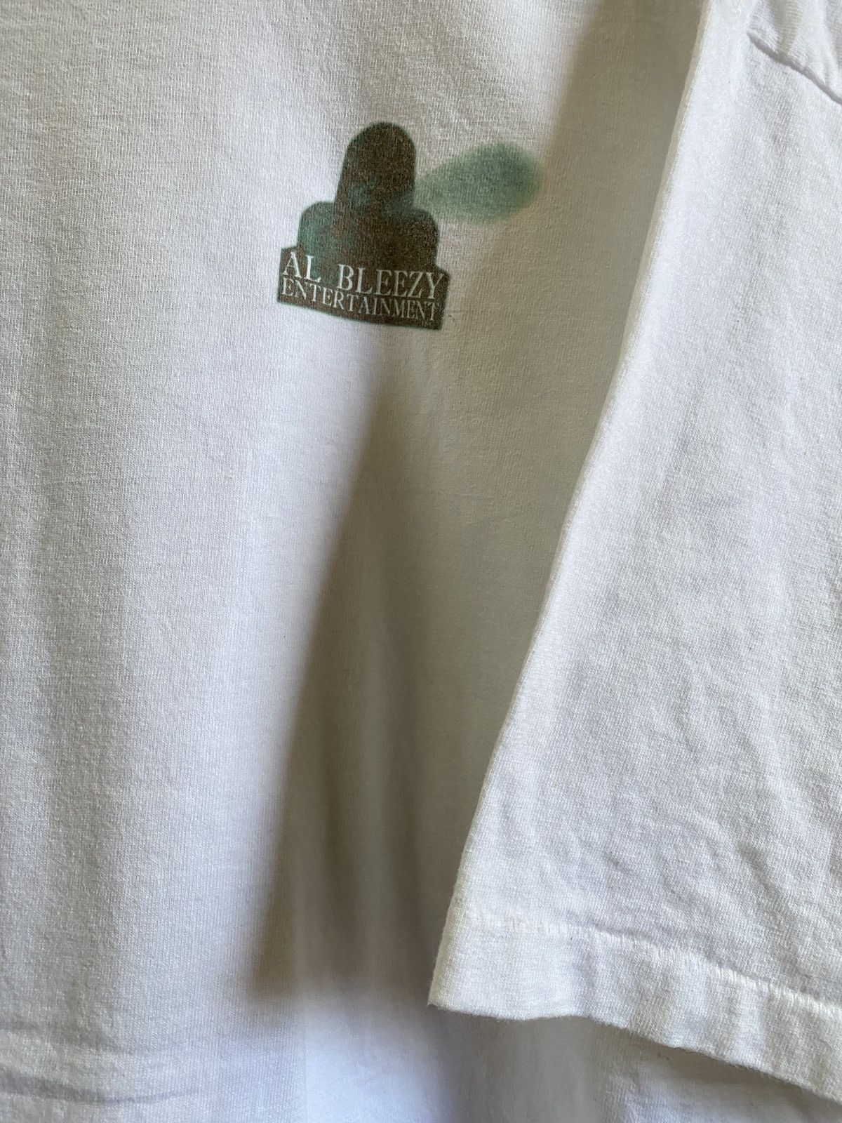 Rap Tees Vintage 90s Al Bleezy Entertainment Hiphop Rave Records Size US XL / EU 56 / 4 - 6 Thumbnail