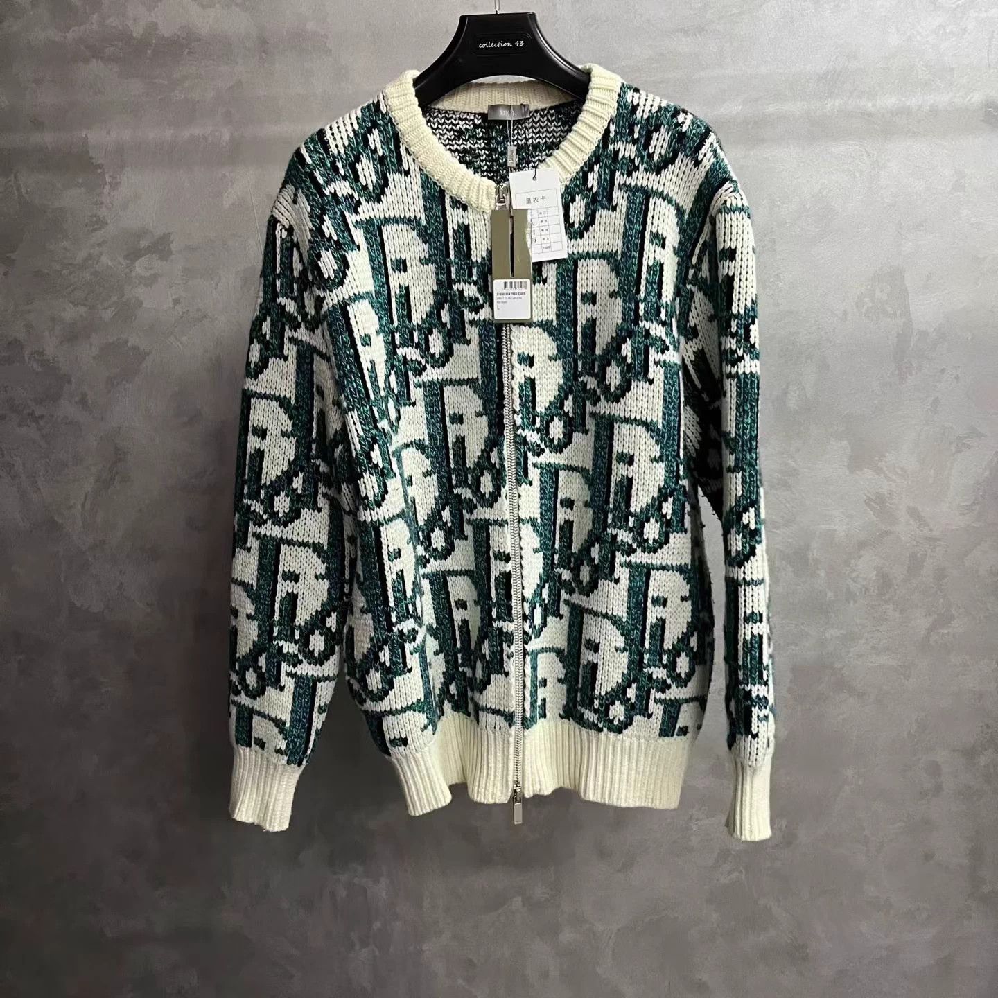 Dior Dior Blue Jacquard Crewneck Longsleeve Sweater L Size US L / EU 52-54 / 3 - 1 Thumbnail
