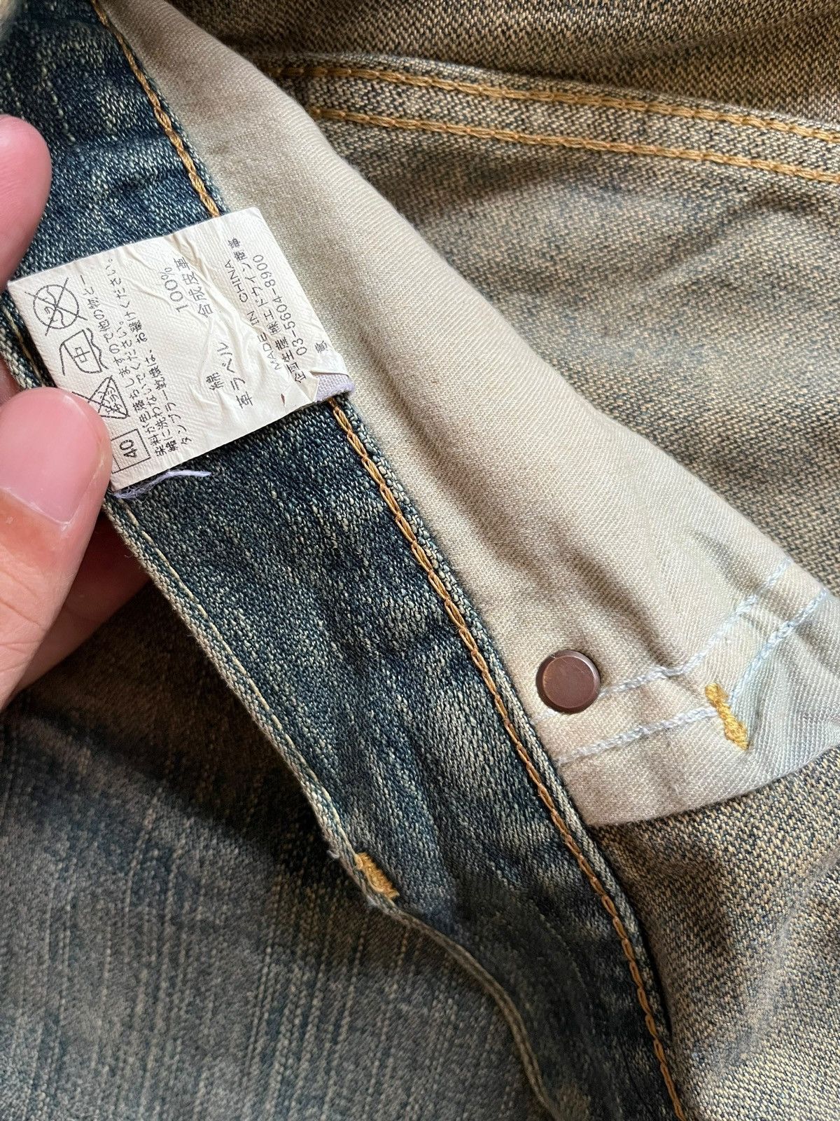 Wrangler Vintage Wrangler Mud Wash Distressed Baggy Jeans Size US 36 / EU 52 - 10 Thumbnail