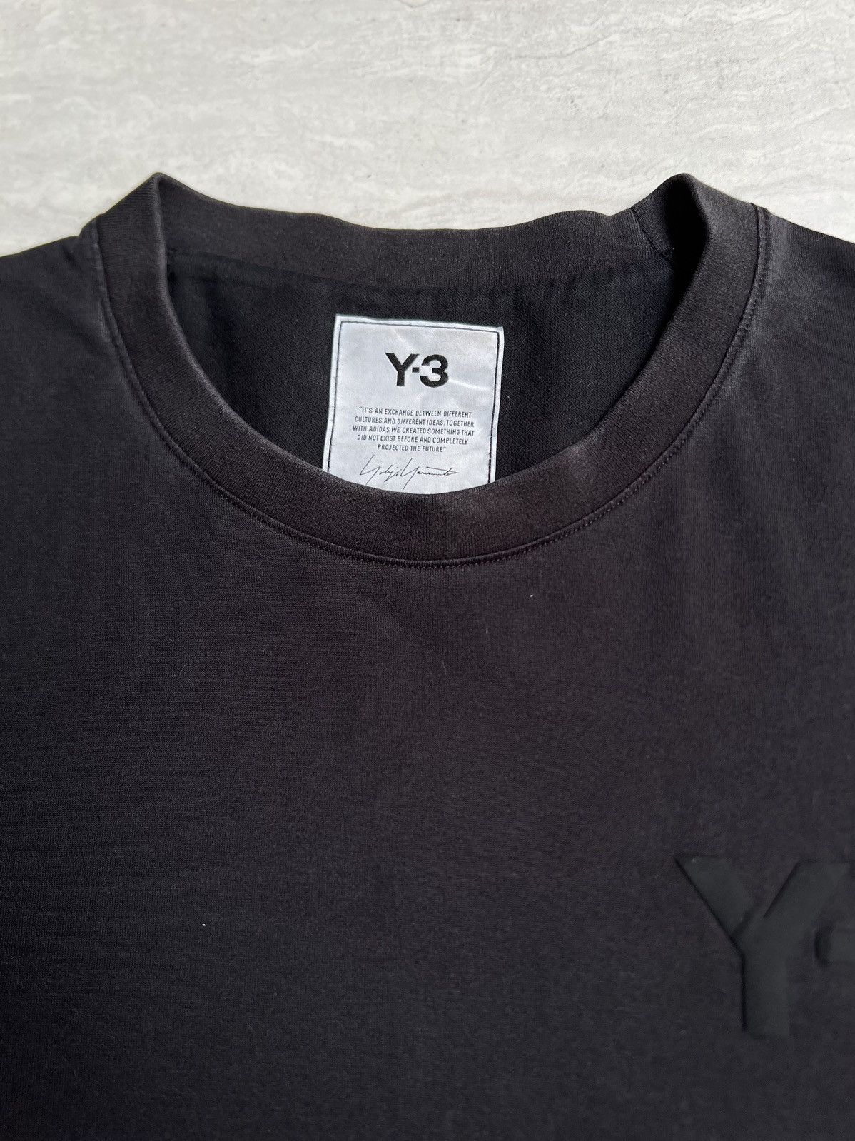 Yohji Yamamoto Y-3 Yohji Yamamoto Black T-shirt Size US L / EU 52-54 / 3 - 5 Thumbnail