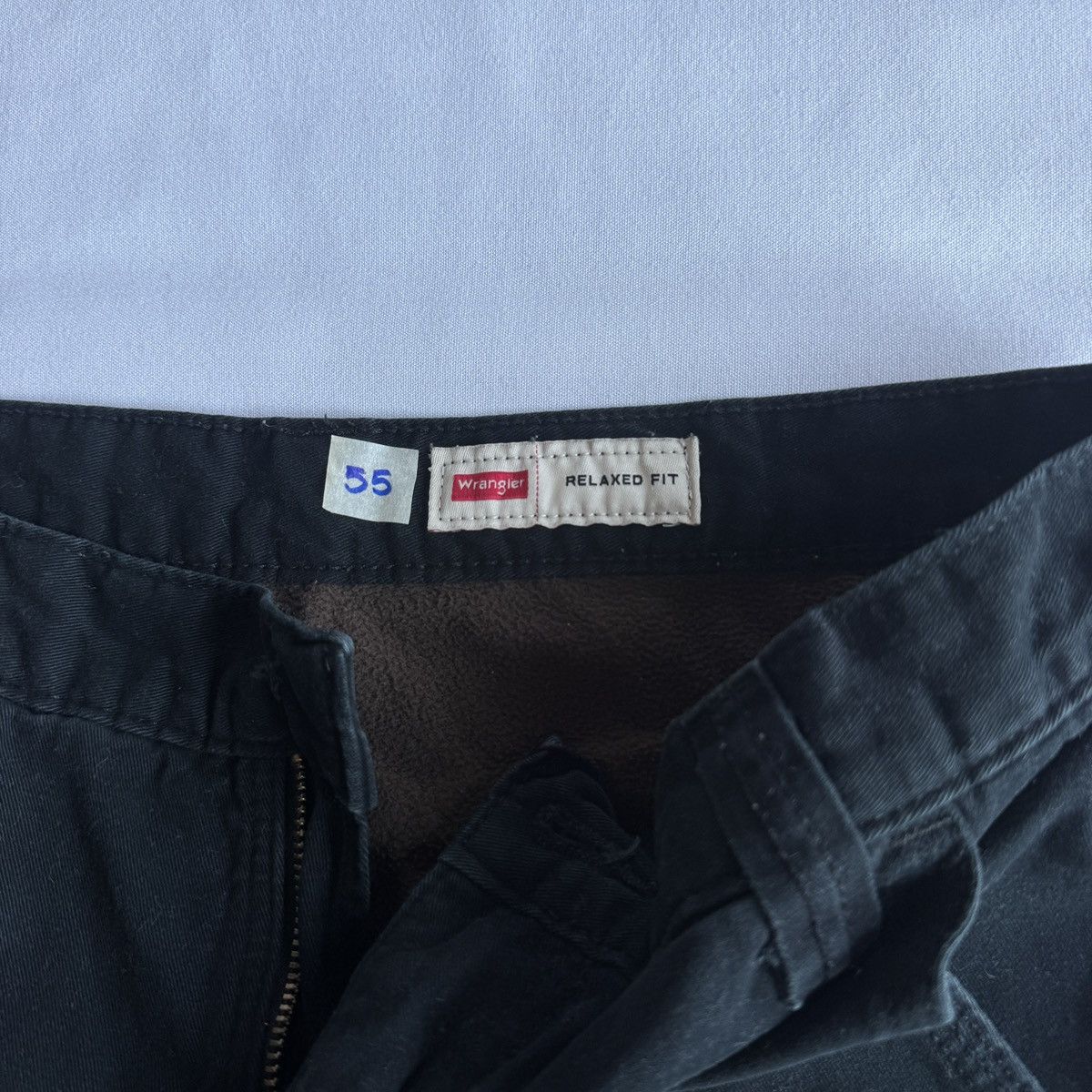 Wrangler Vintage Wrangler Black Fleece Lined Cargo Pants Size US 30 / EU 46 - 5 Thumbnail
