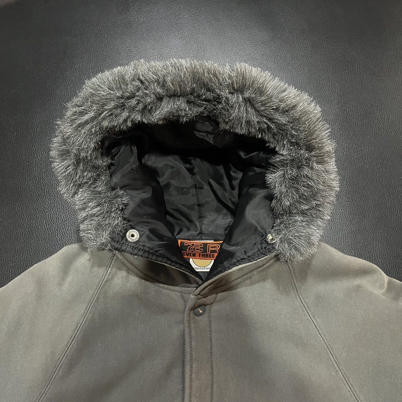If Six Was Nine × Le Grande Bleu (L.G.B.) Seven Three R x Medallion Skulls S logo Fur Jacket Hooded Size US M / EU 48-50 / 2 - 5 Thumbnail