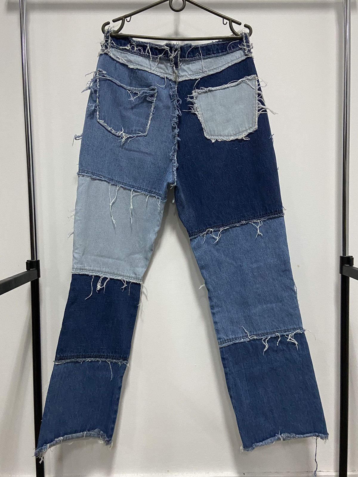 Jaded London × Vintage Jaded London Vintage jeans patchwork vintage style Size US 32 / EU 48 - 3 Thumbnail