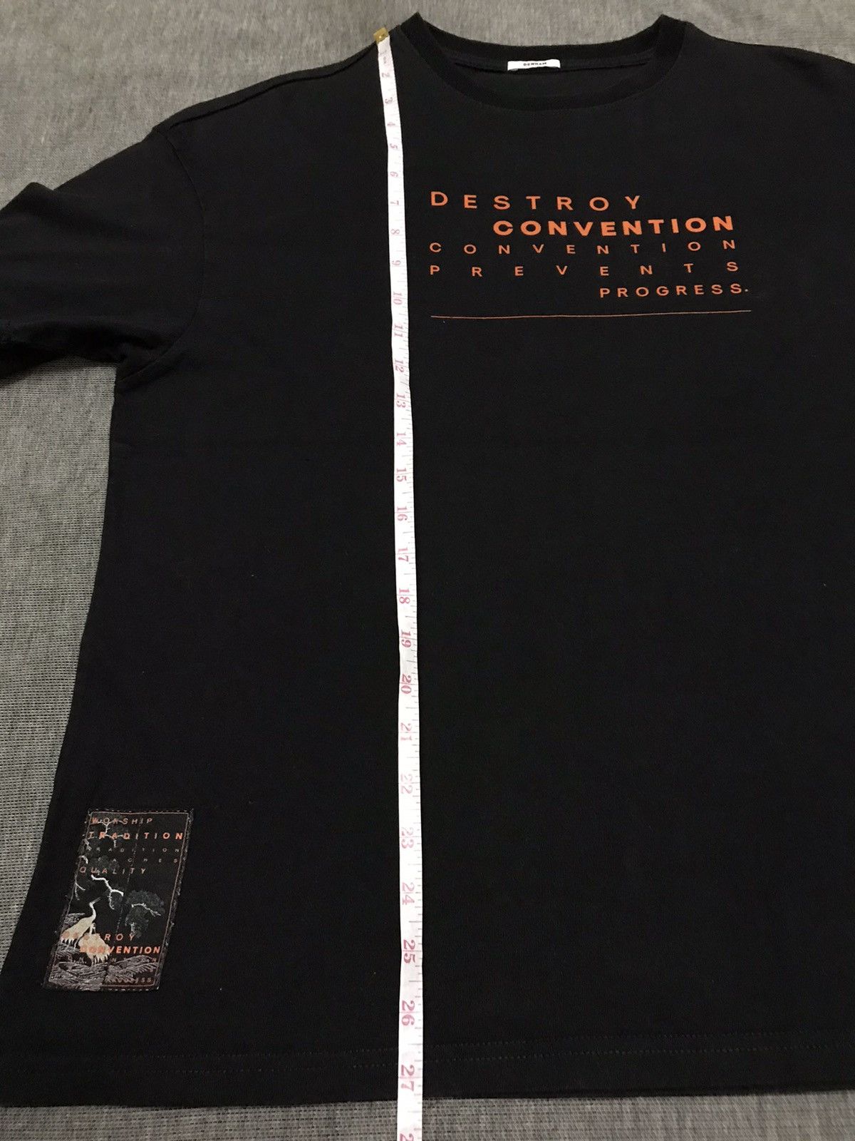 DENHAM DENHAM Destroy Convention Tees Size US M / EU 48-50 / 2 - 9 Thumbnail