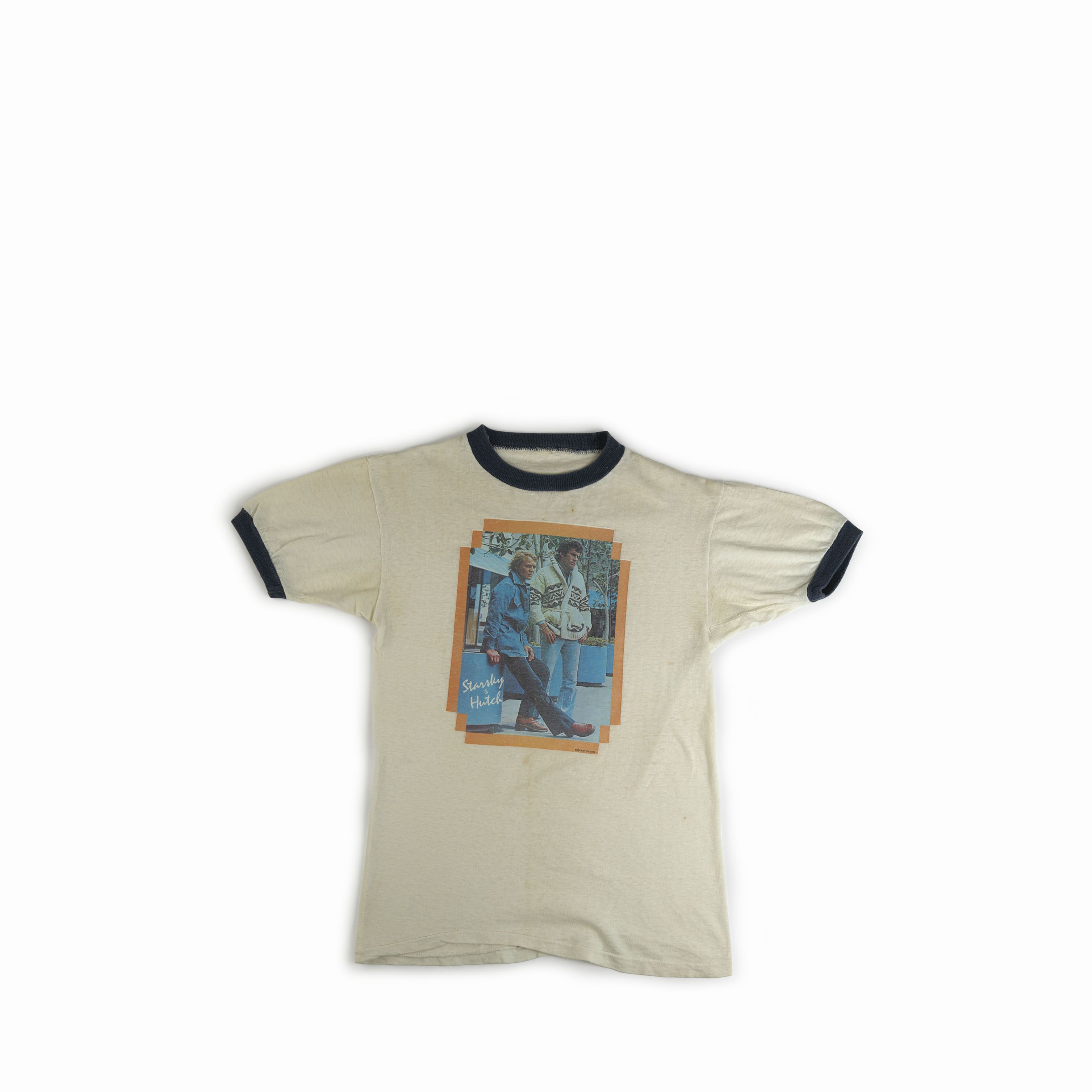 Vintage Vintage 1976 Starsky & Hutch Full Body Ringer Tee Shirt Size US S / EU 44-46 / 1 - 1 Thumbnail