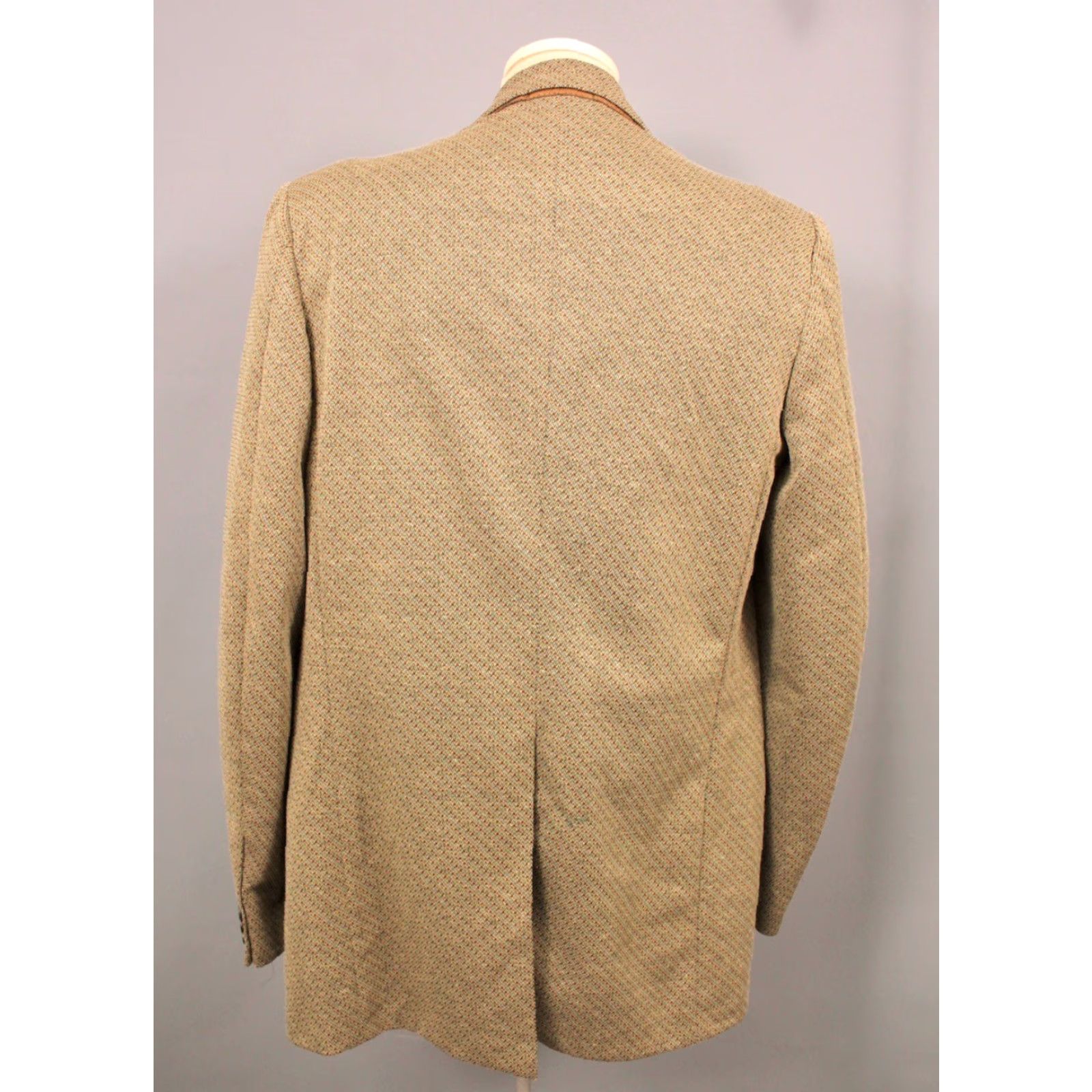 Vintage VINTAGE 70s Leisure Suit Mens XL Long Brown Polyester Disco Jacket & Pants Set 2PC Size 46R - 4 Thumbnail