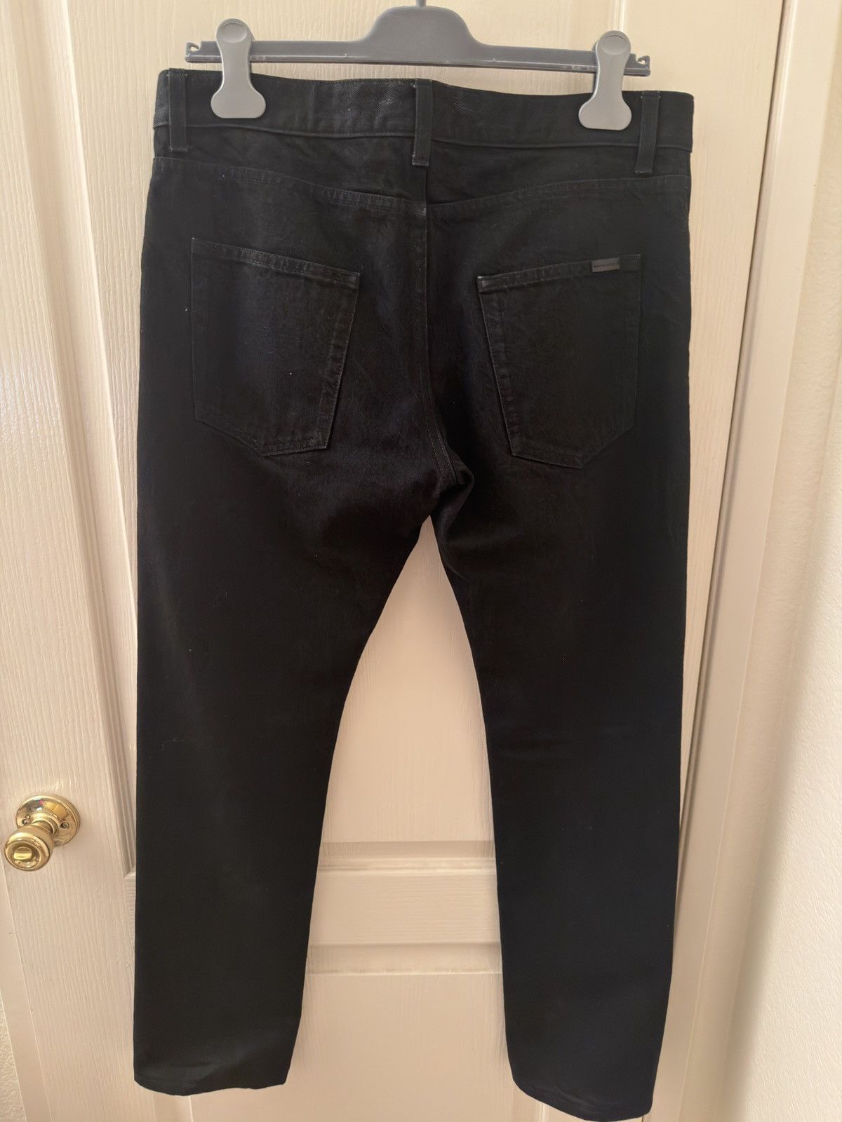 Yves Saint Laurent Saint laurent D27 black denim jeans Size US 32 / EU 48 - 2 Thumbnail