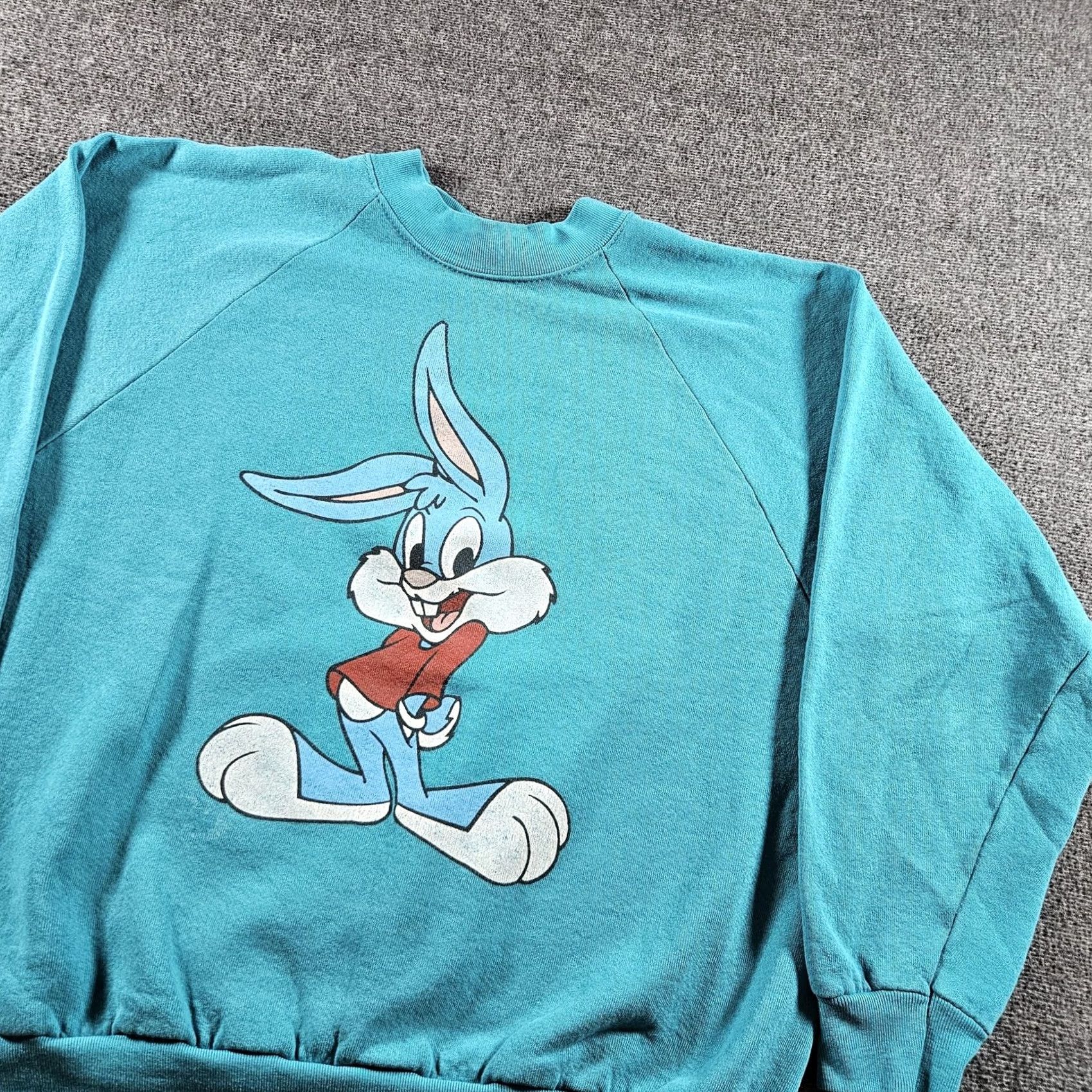 Vintage VINTAGE Freeze Sweatshirt Mens Large Bugs Bunny Graphic Fleece Looney Tunes 90s Size US L / EU 52-54 / 3 - 3 Thumbnail