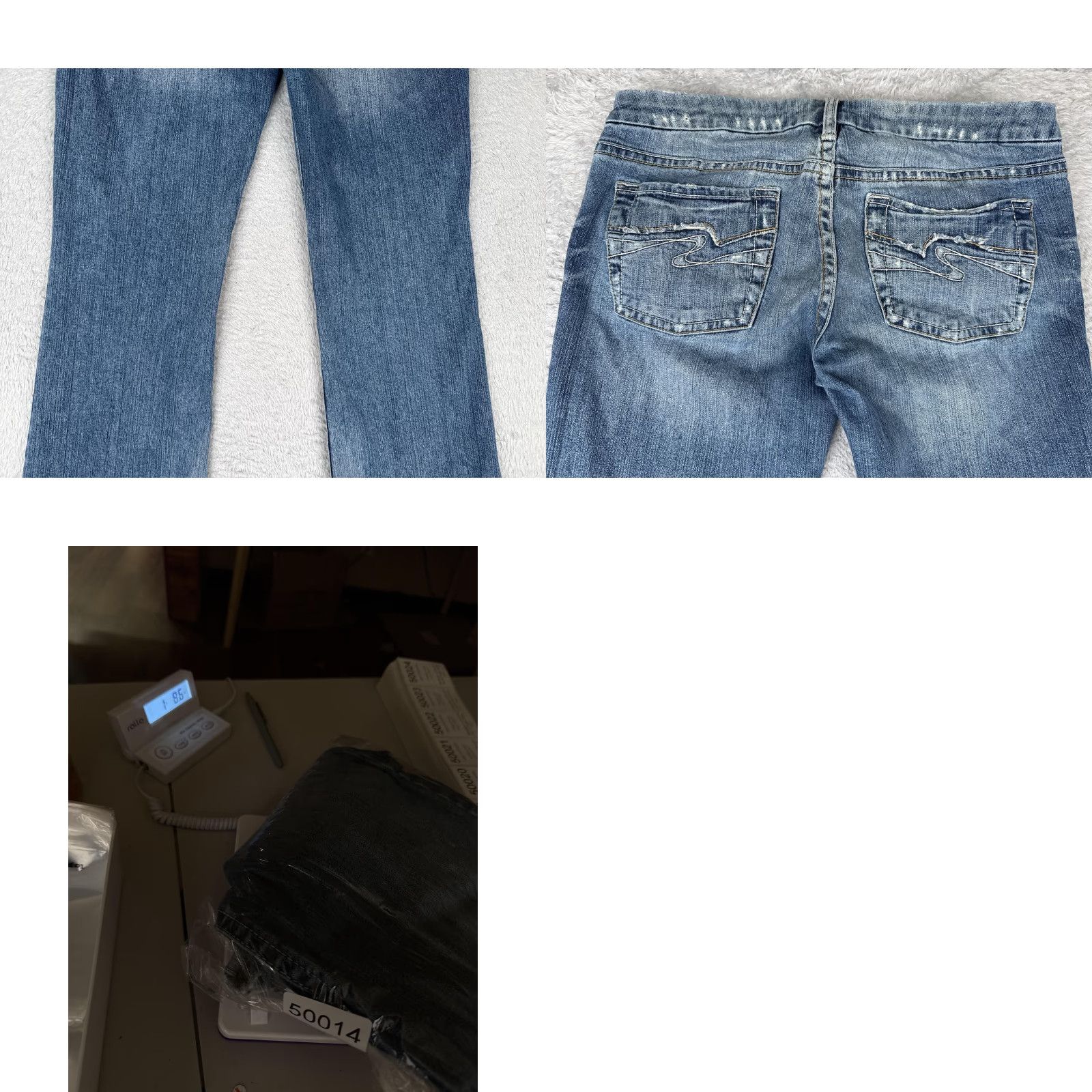 Silver Jeans Co. Silver Jeans Co Jeans 32x32 Blue Bootcut Distressed Denim Flare Mid Womens Size 24" / US 00 / IT 34 - 10 Thumbnail