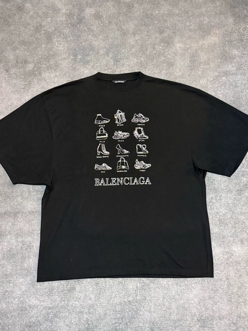 Balenciaga Balenciaga SS21 Casual print oversized short-sleeve T-shir Size US M / EU 48-50 / 2 - 1 Thumbnail