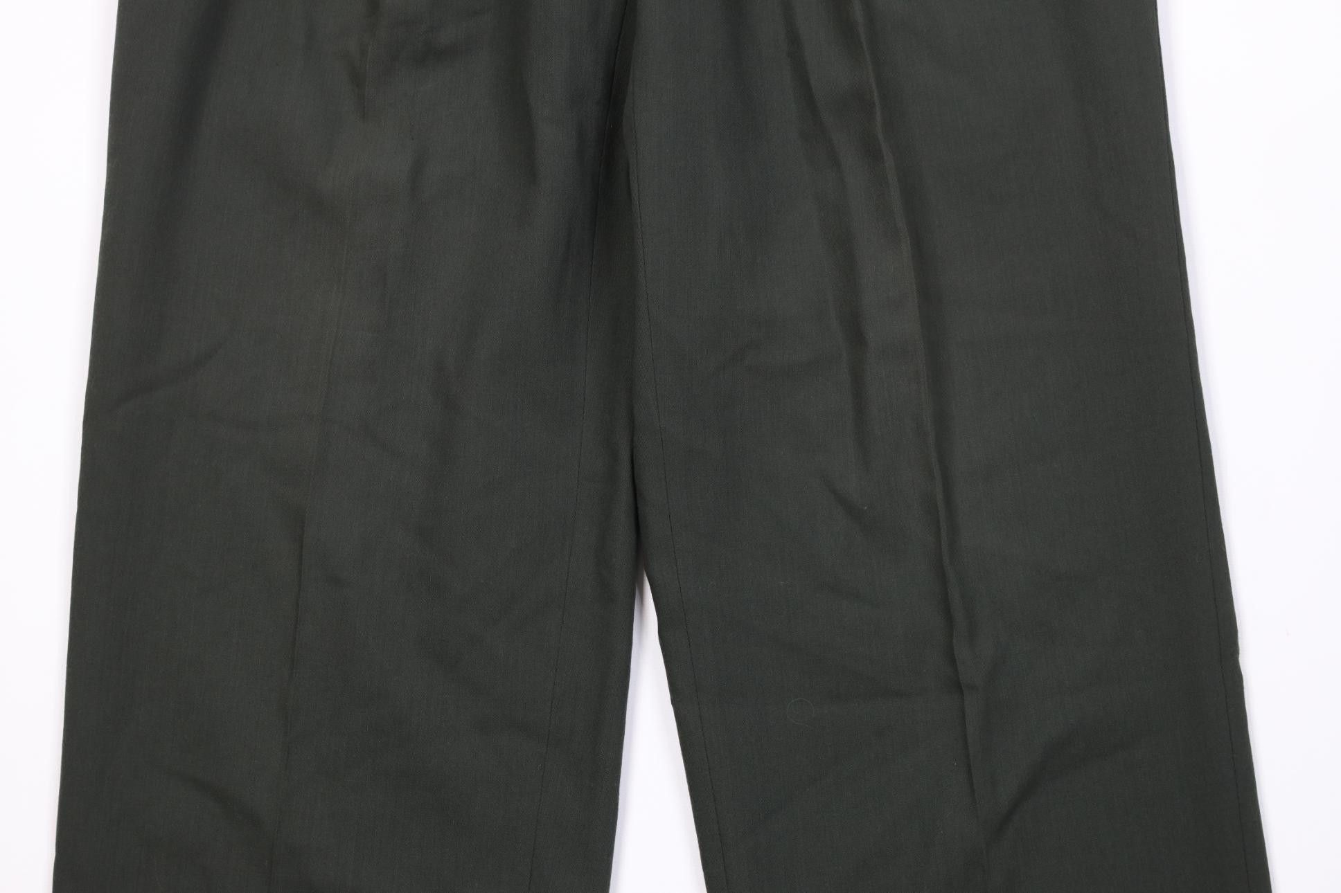 Vintage Vintage 90s Streetwear Wool Blend Knit Wide Leg Chino Pants Size US 32 / EU 48 - 3 Thumbnail