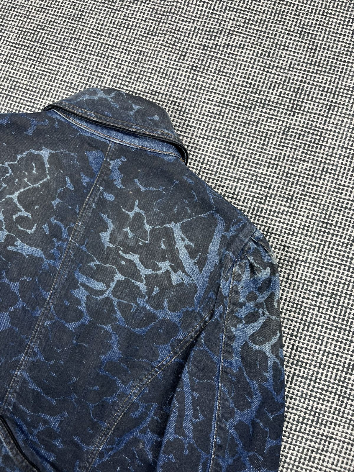 John Galliano Archive John Galliano glitzy glamour leopard denim jacket Size M / US 6-8 / IT 42-44 - 8 Thumbnail