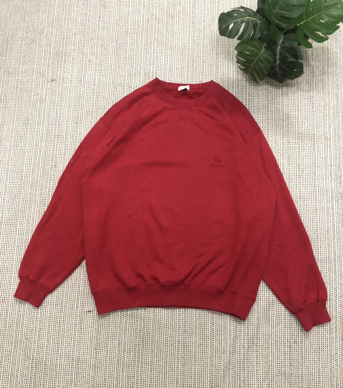Burberry × Vintage BURBERRY MINI LOGO PULLOVER SWEATER Size L / US 10 / IT 46 - 2 Thumbnail