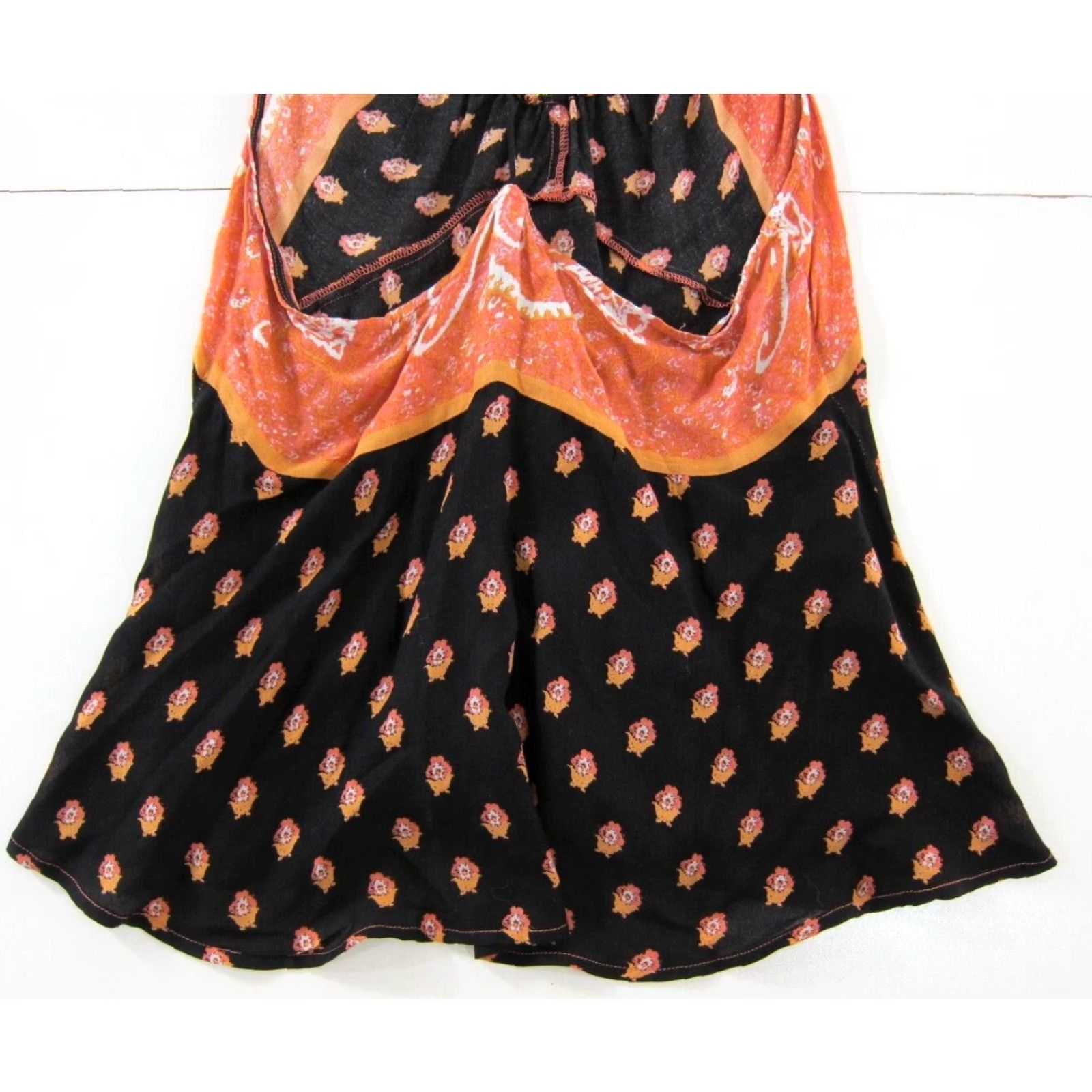 Free People Free People Intimately Tank Top Blouse M Women Floral Spaghetti Strap Rayon Black Pink Sleeveless 90s Bohemian Basic Shirt Womens Size M / US 6-8 / IT 42-44 - 6 Thumbnail