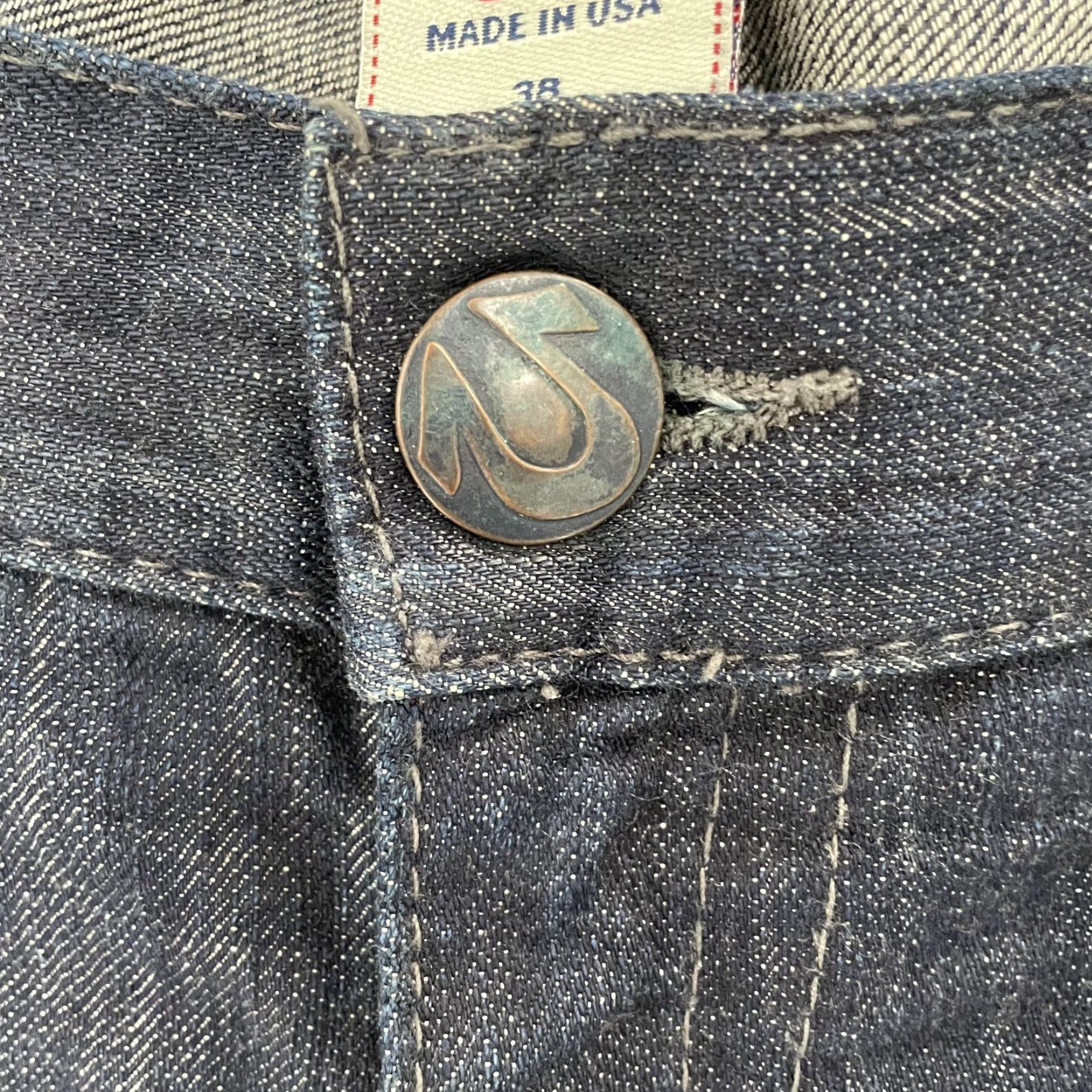 True Religion VINTAGE True Religion Denim Shorts Adult 38 Blue Solid Casual Made In USA Mens Size US 38 / EU 54 - 5 Thumbnail