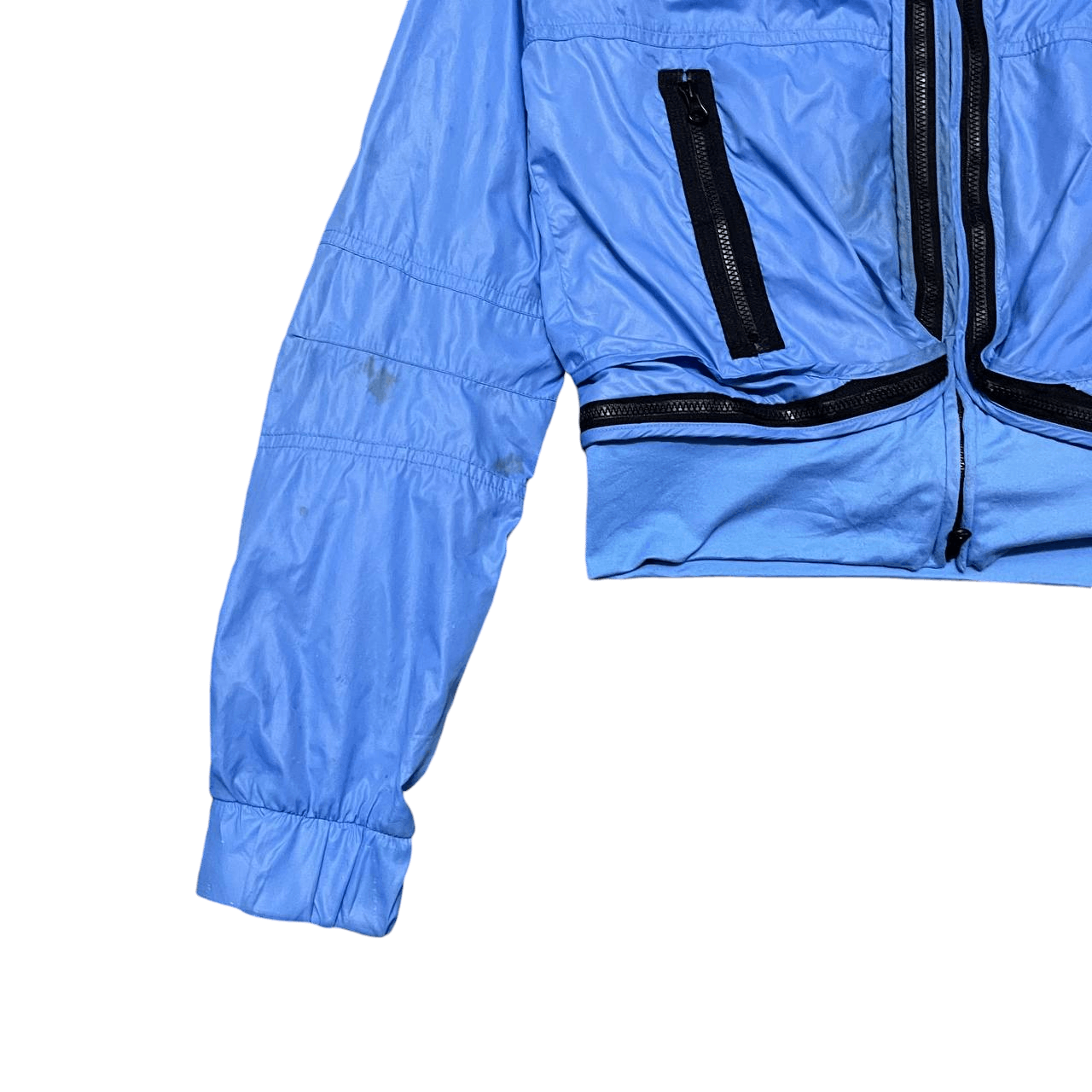 Adidas × Stella McCartney Adidas Stella McCartney Cropped Zipper Jacket Size M / US 6-8 / IT 42-44 - 3 Thumbnail