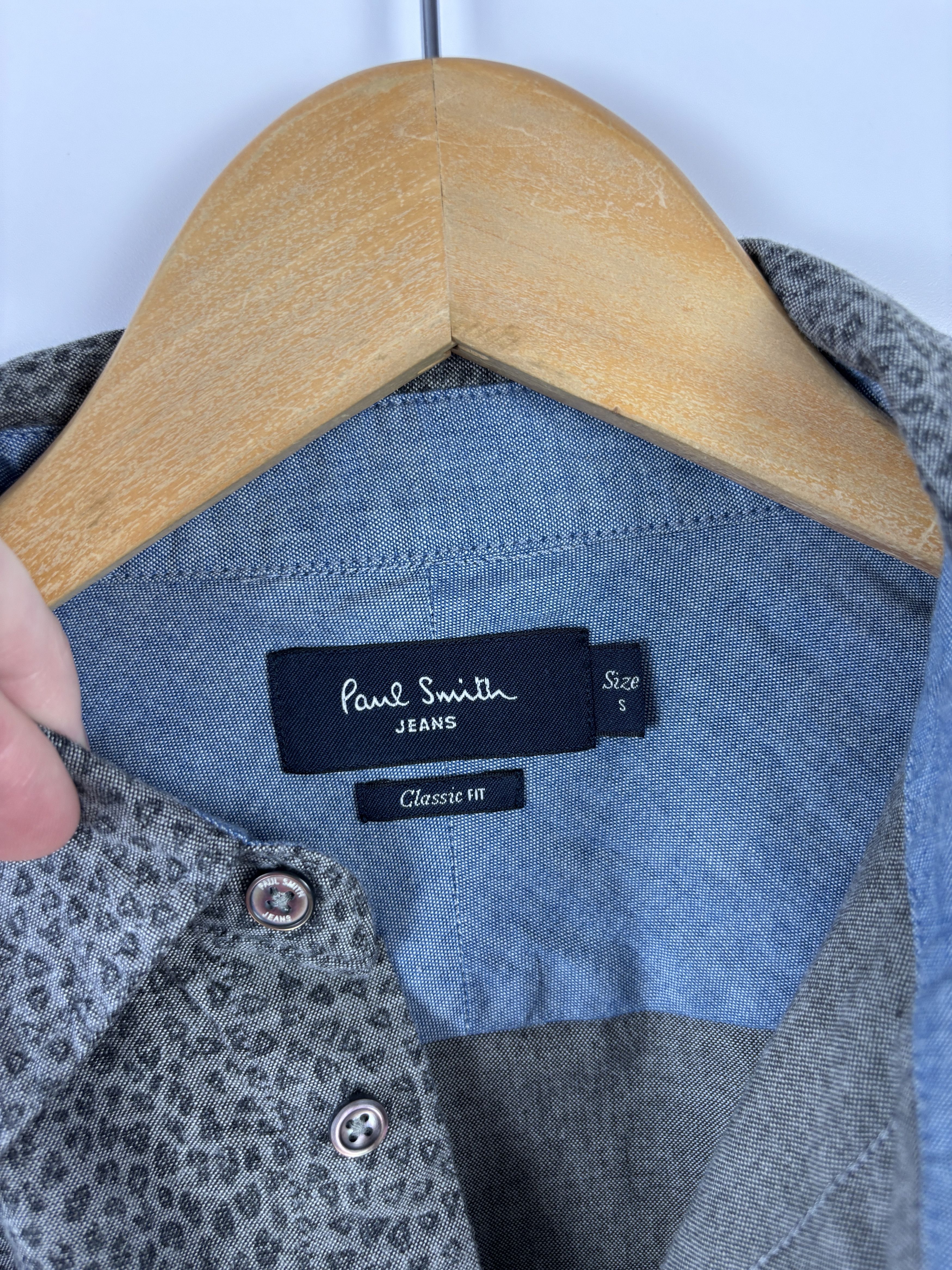 Paul Smith Paul Smith Jeans Longsleeve Button Down Shirt Gray Size S Size US S / EU 44-46 / 1 - 7 Thumbnail
