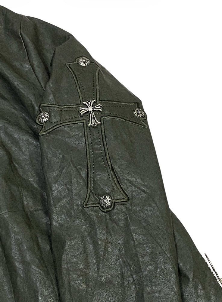 Japanese Brand Bobby Mall Mix Leather Jacket Size L / US 10 / IT 46 - 11 Thumbnail