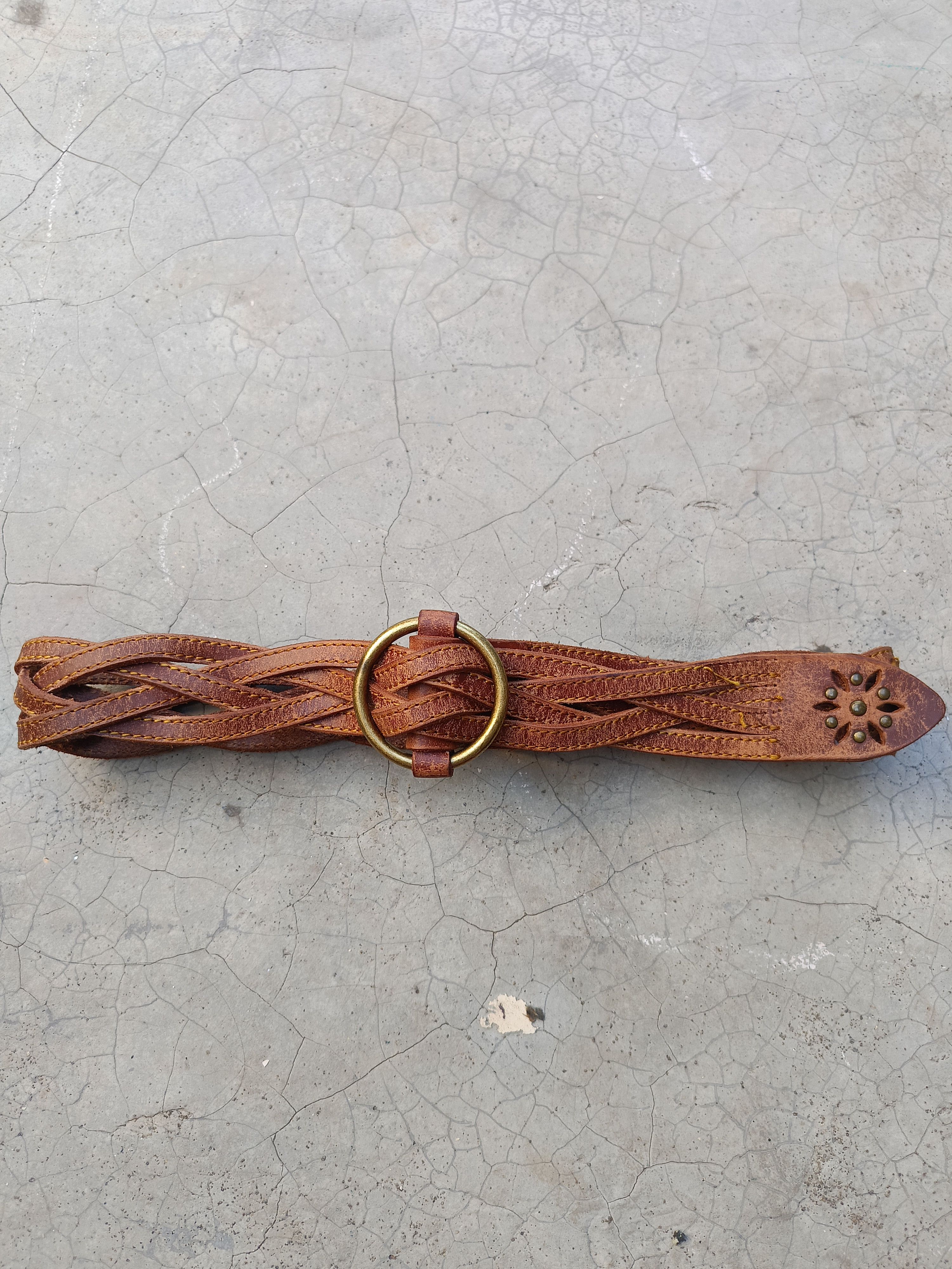 Levi's LEVI'S VINTAGE ETHNIC LEATHER BELT RING O Size ONE SIZE - 2 Thumbnail