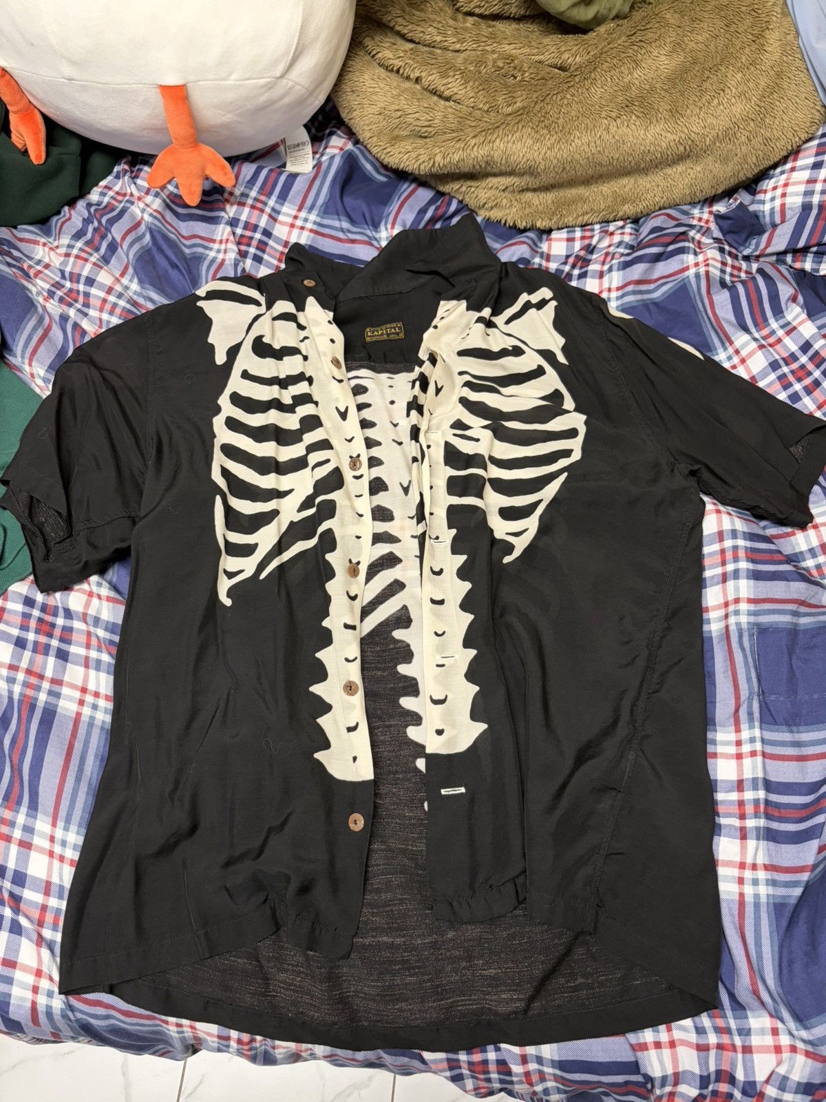 Kapital Kapital Bone Rayon Black Shirt Size US L / EU 52-54 / 3 - 1 Thumbnail